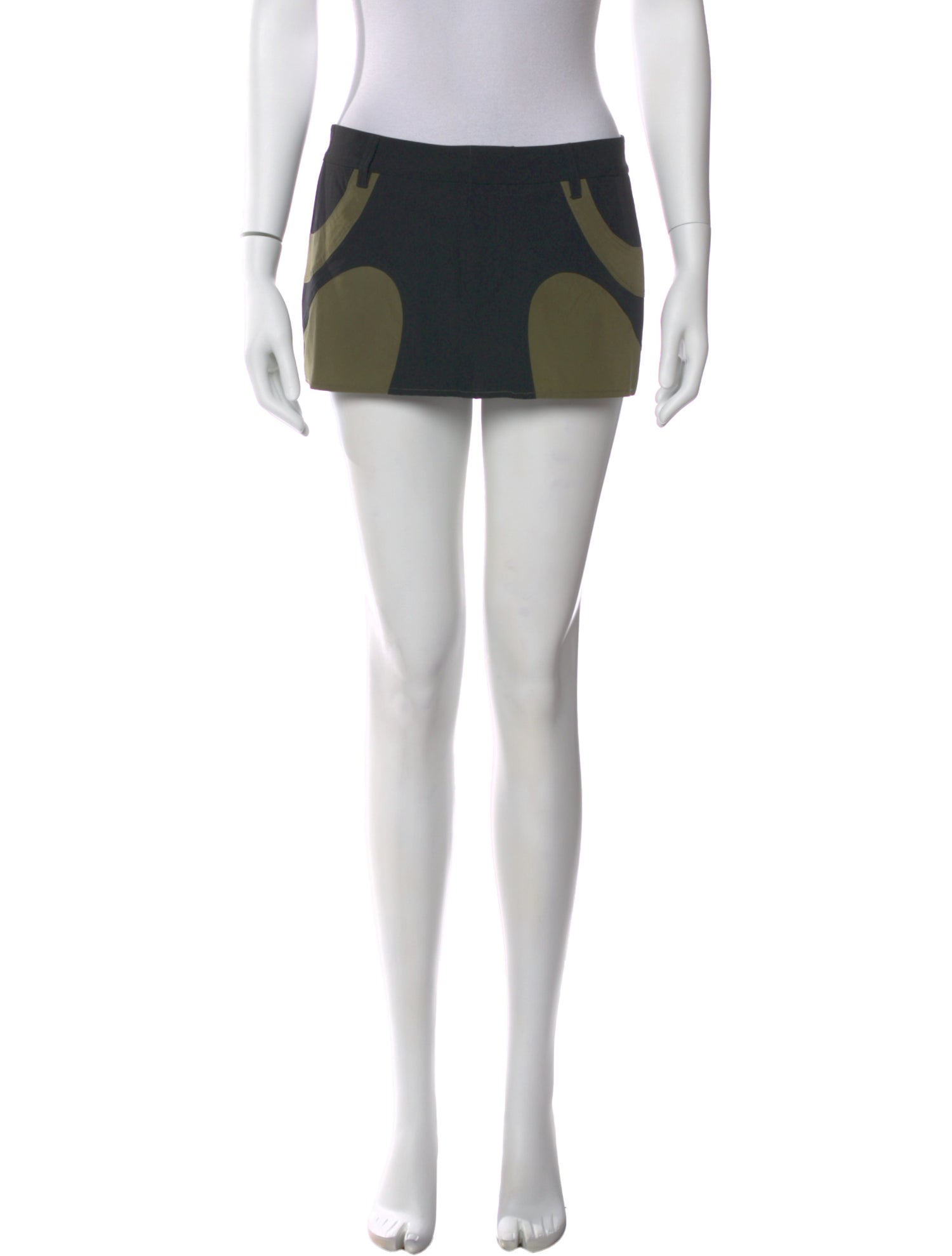 Miaou Printed Mini Skirt