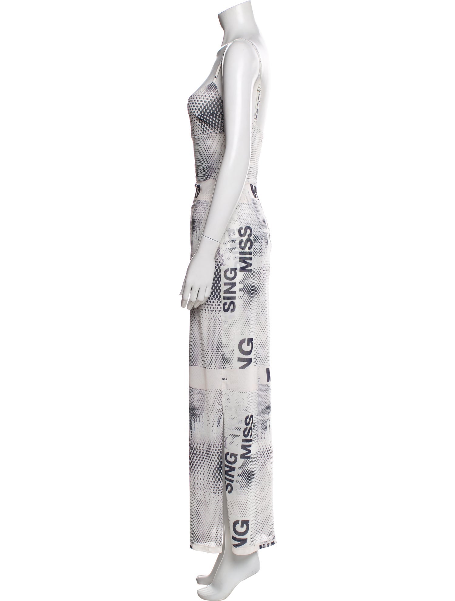 Miaou Graphic Print Long Dress