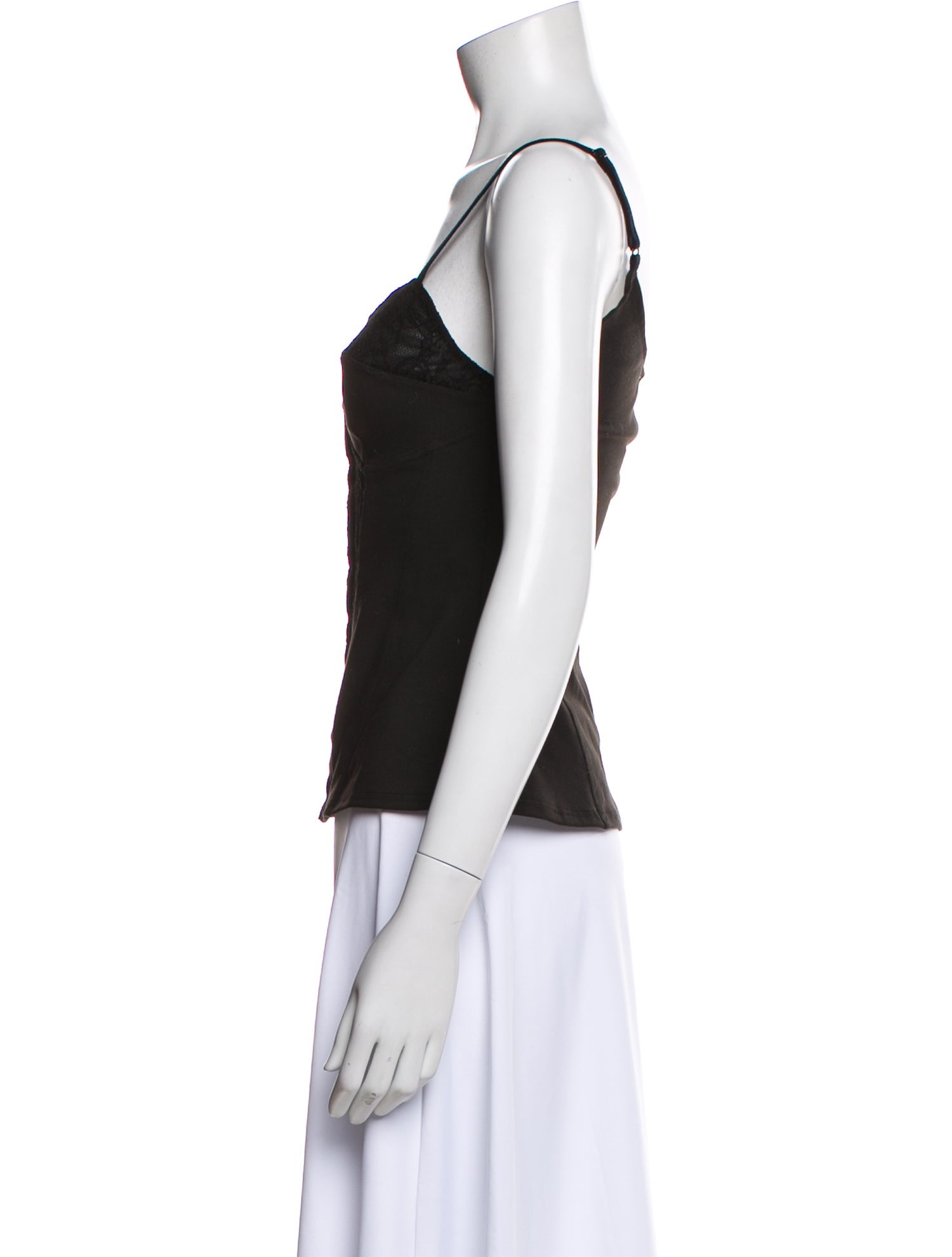 Miaou V-Neck Sleeveless Crop Top