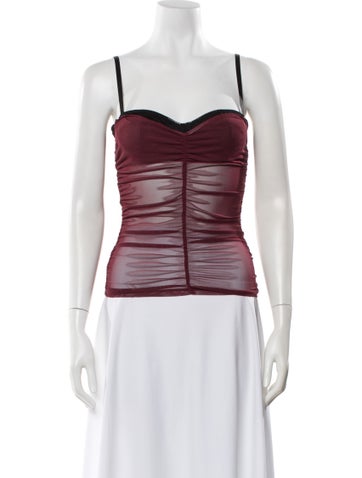 Pre-owned Miaou Scoop Neck Sleeveless Top W/ Tags In Multi