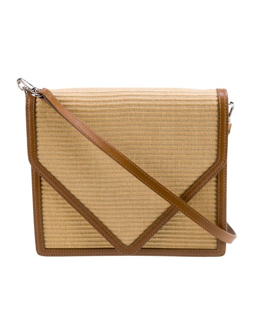 Marina Raphael Raffia Shoulder Bag