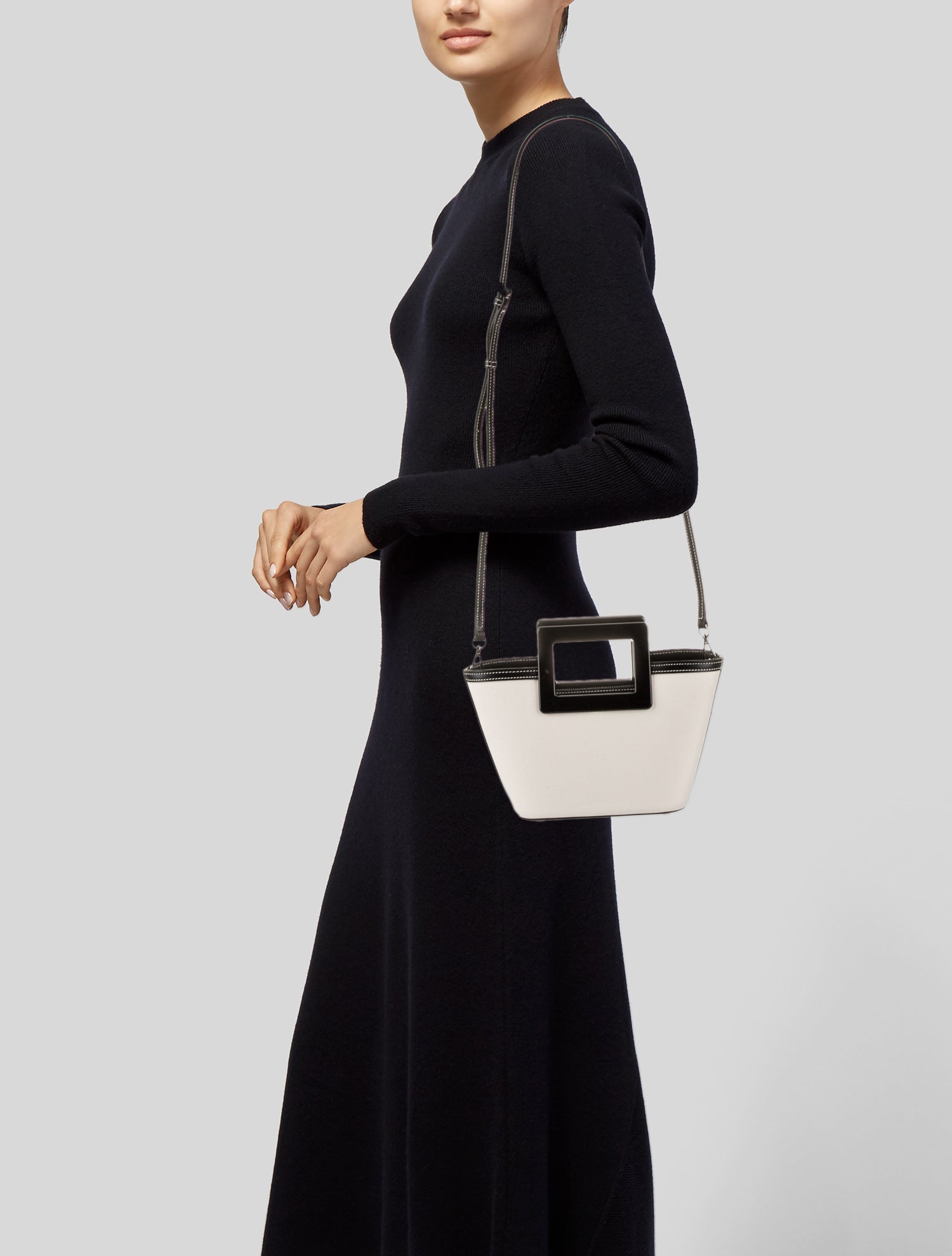 Marina Raphael Leather Shoulder Bag