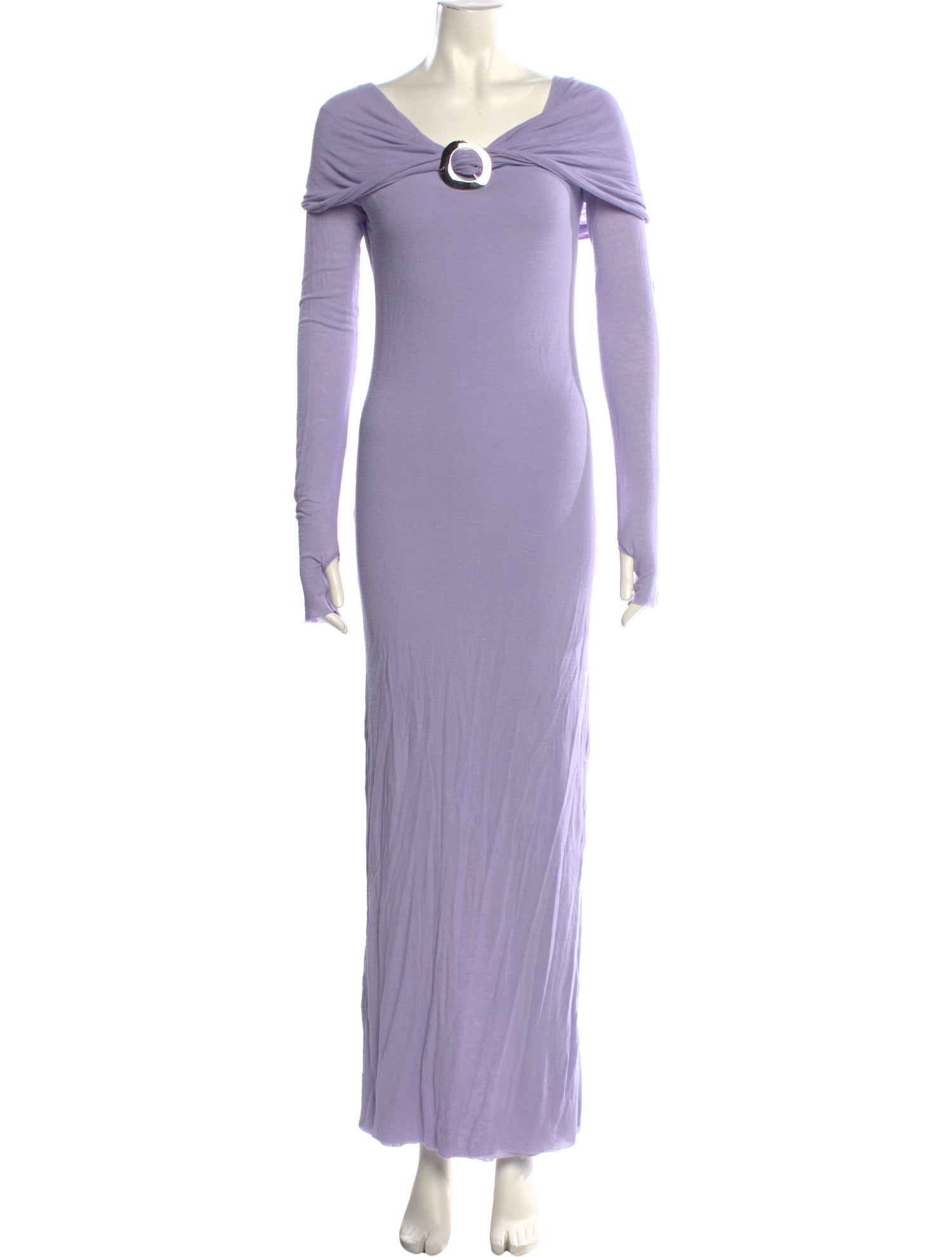 Manuri Cowl Neck Long Dress
