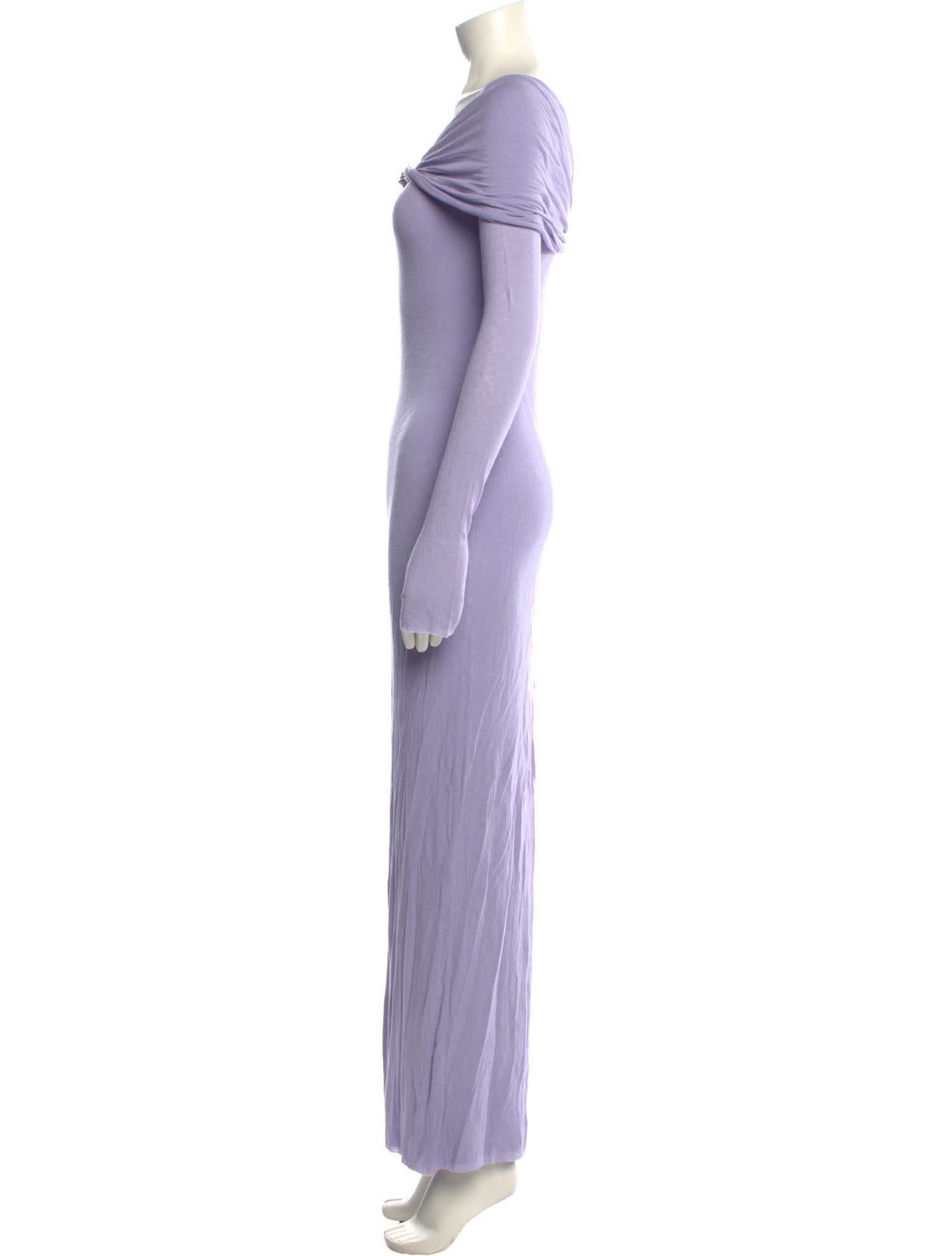 Manuri Cowl Neck Long Dress