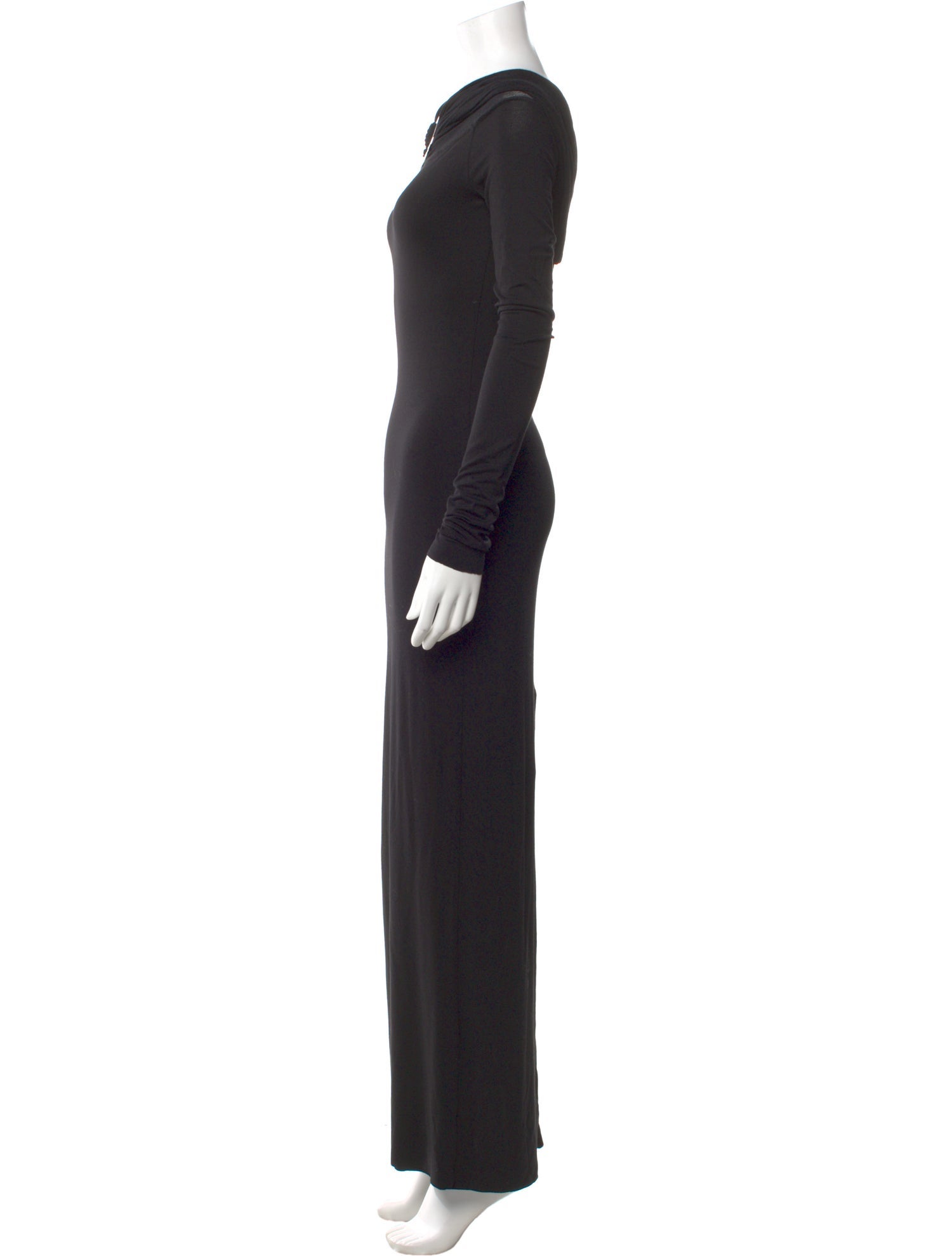 Manuri Cowl Neck Long Dress