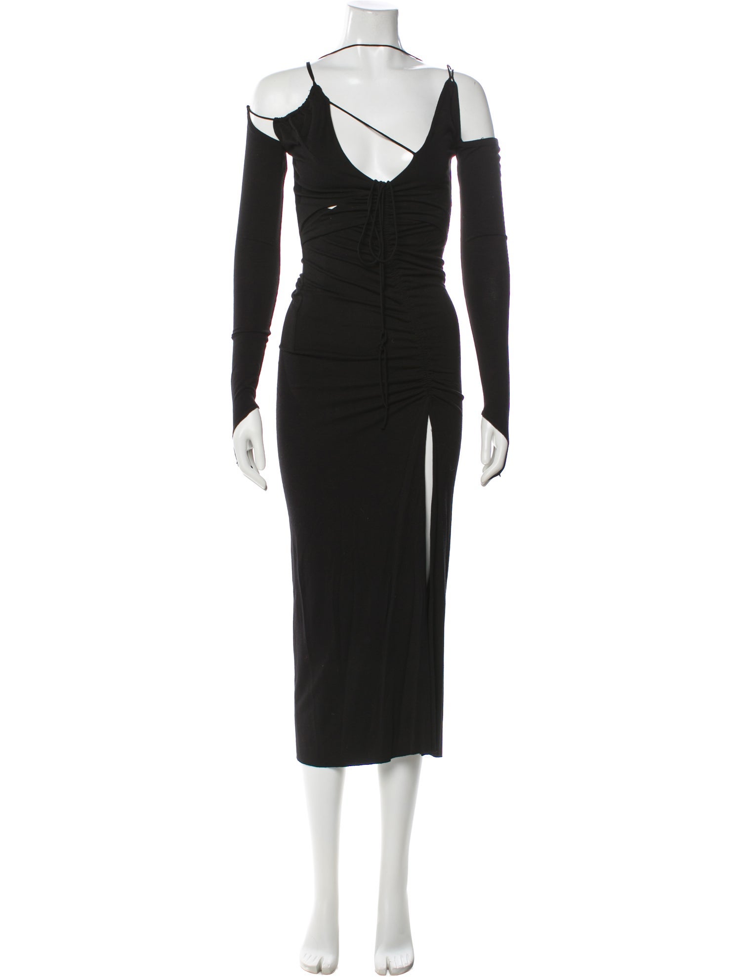 Manuri V-Neck Long Dress