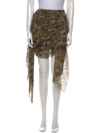 MIA VESPER Printed Mini Skirt