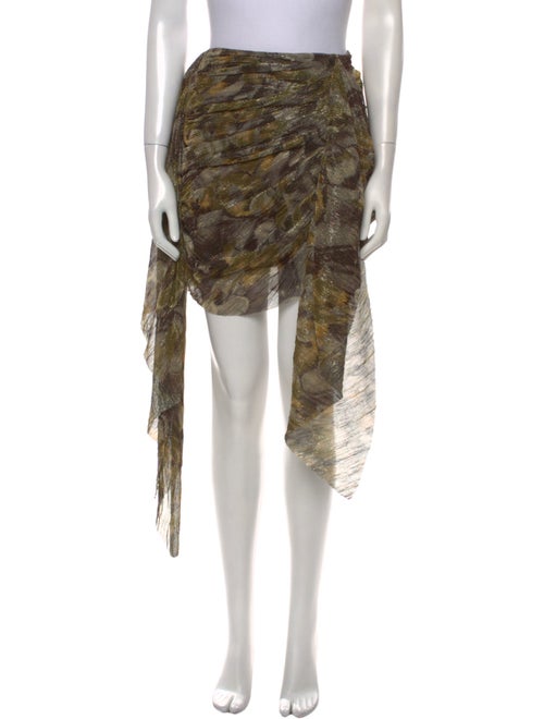 MIA VESPER Printed Mini Skirt