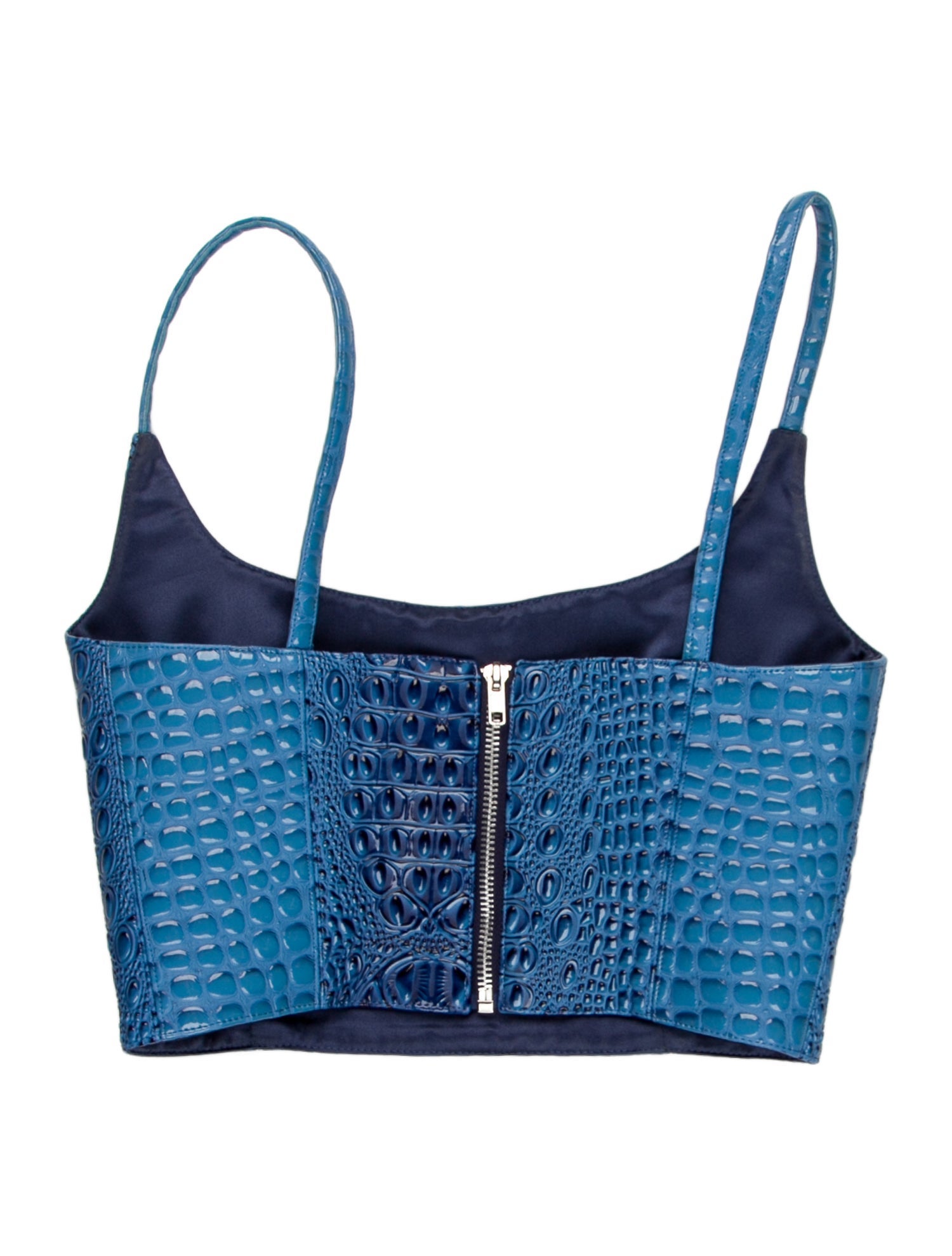 MIA VESPER Square Neckline Sleeveless Crop Top