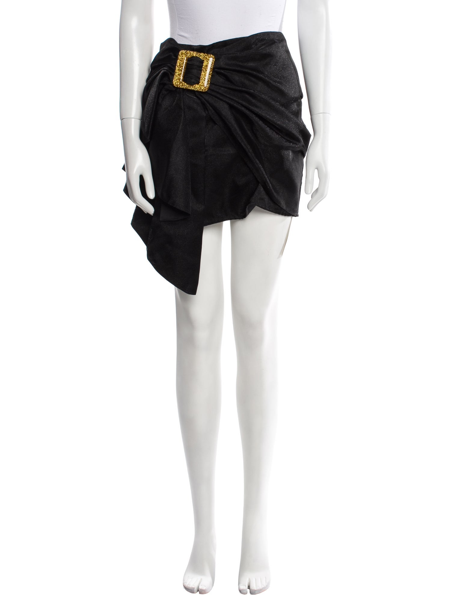 MIA VESPER Pleated Accents Mini Skirt