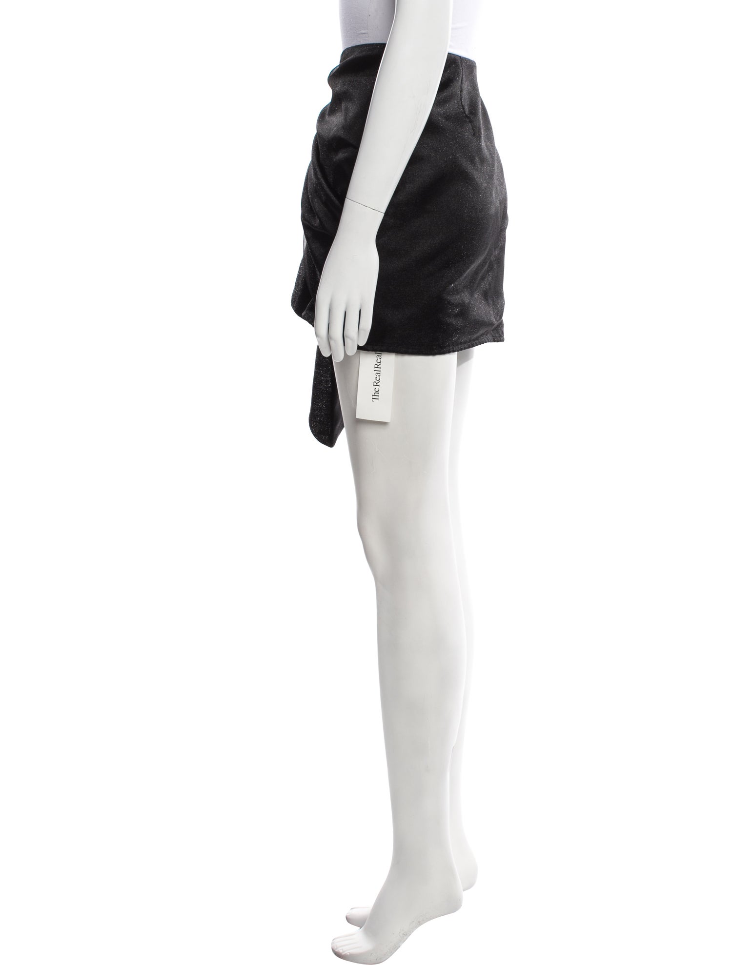 MIA VESPER Pleated Accents Mini Skirt