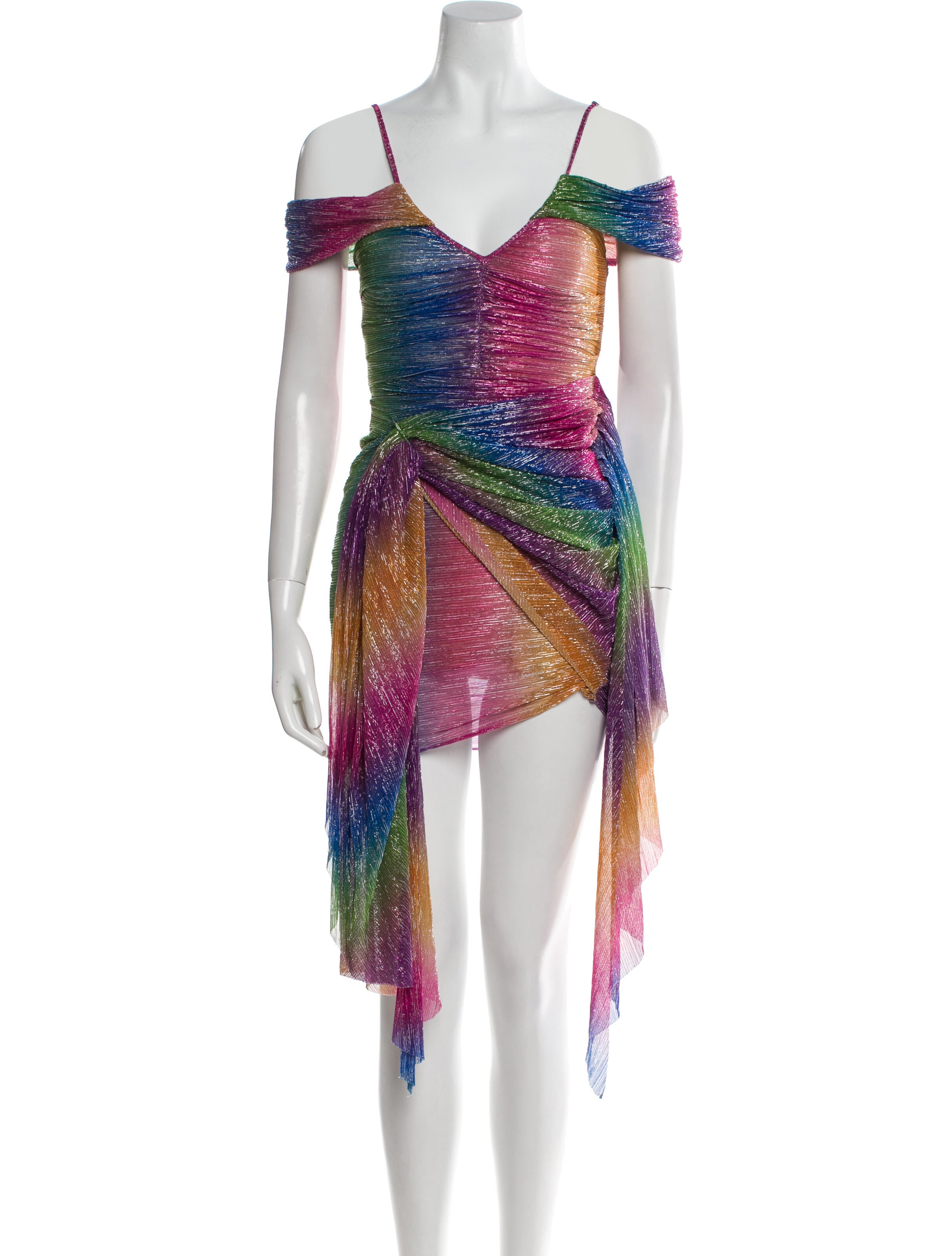 MIA VESPER Printed Long Dress