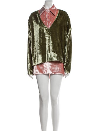 MIA VESPER Colorblock Pattern Skirt Set