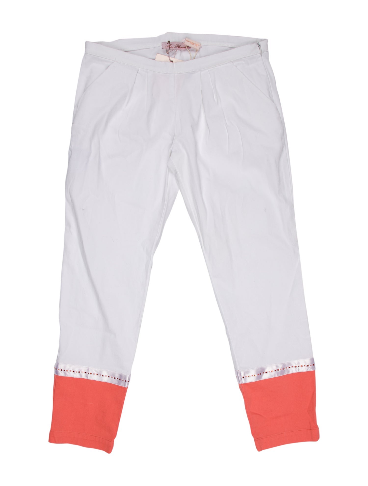 Miss Blumarine Skinny Leg Pants