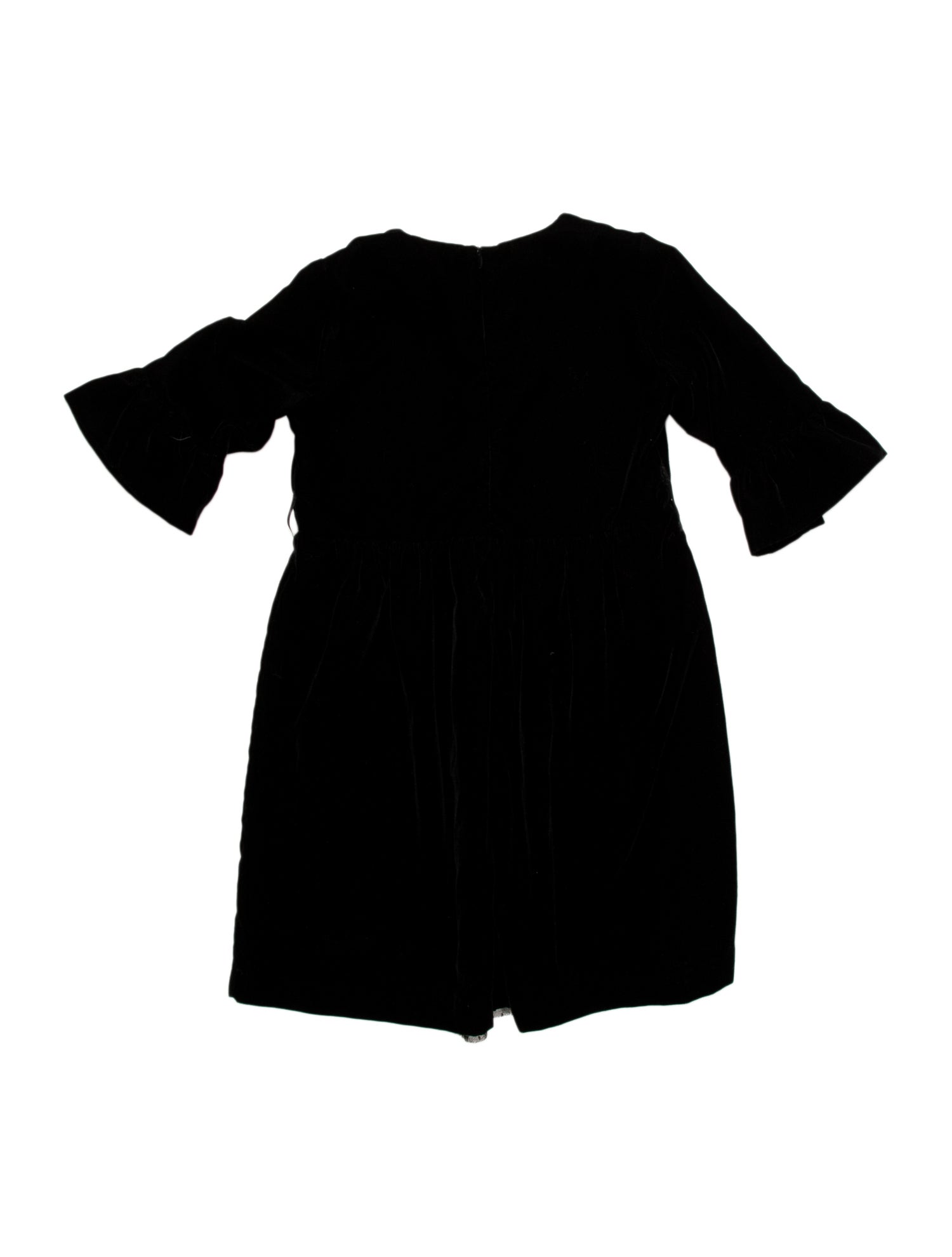 Miss Blumarine Strapless Three-Quarter Sleeve Crop Top