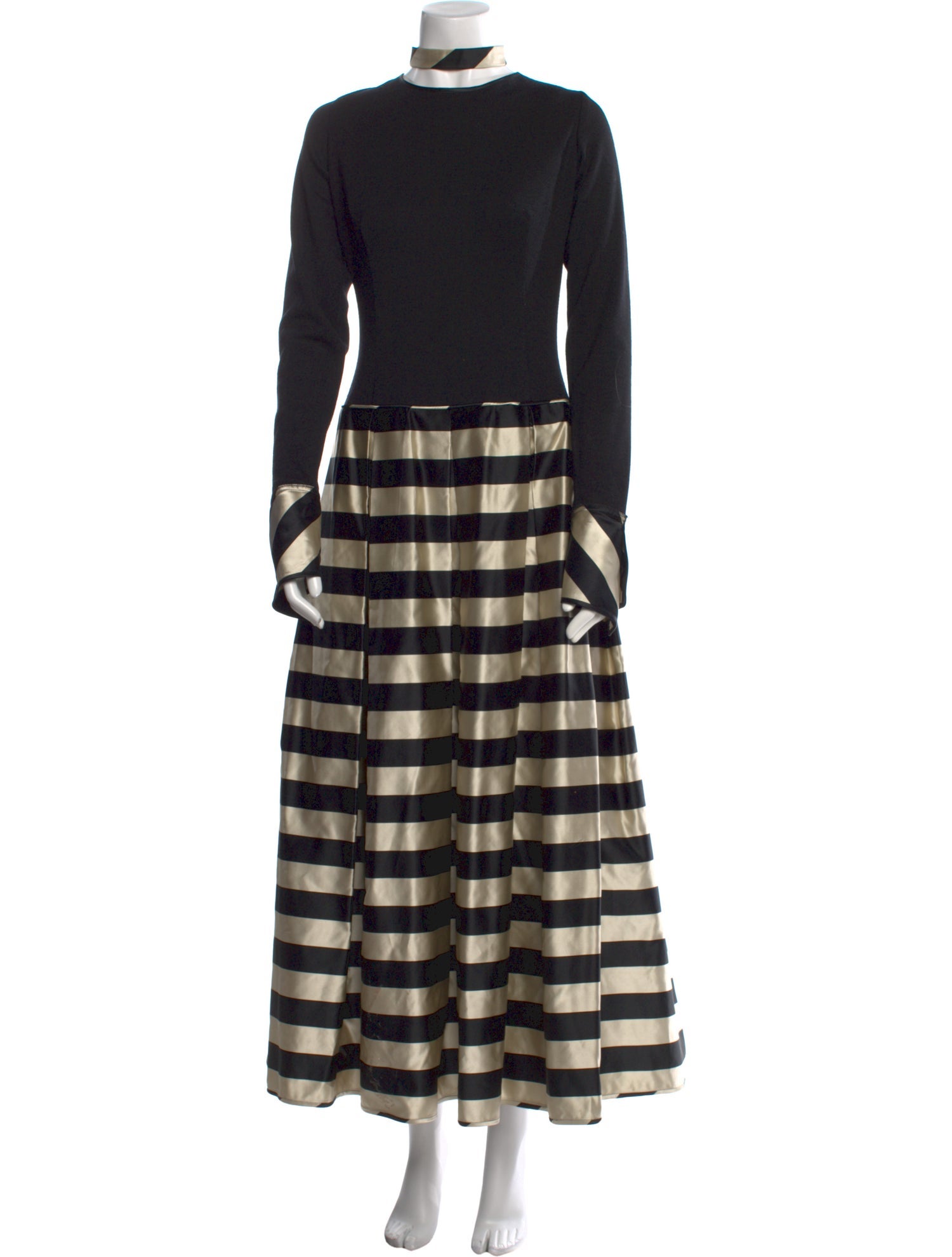 Michael Boris Silk Long Dress