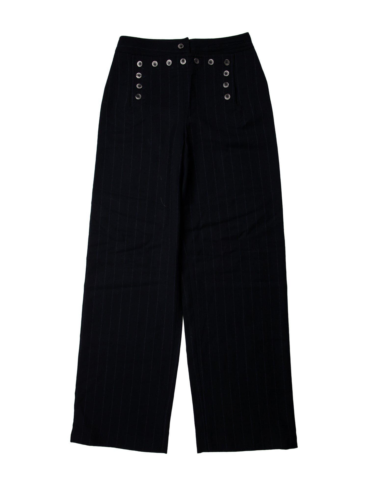 Michael Boris Wool Wide Leg Pants