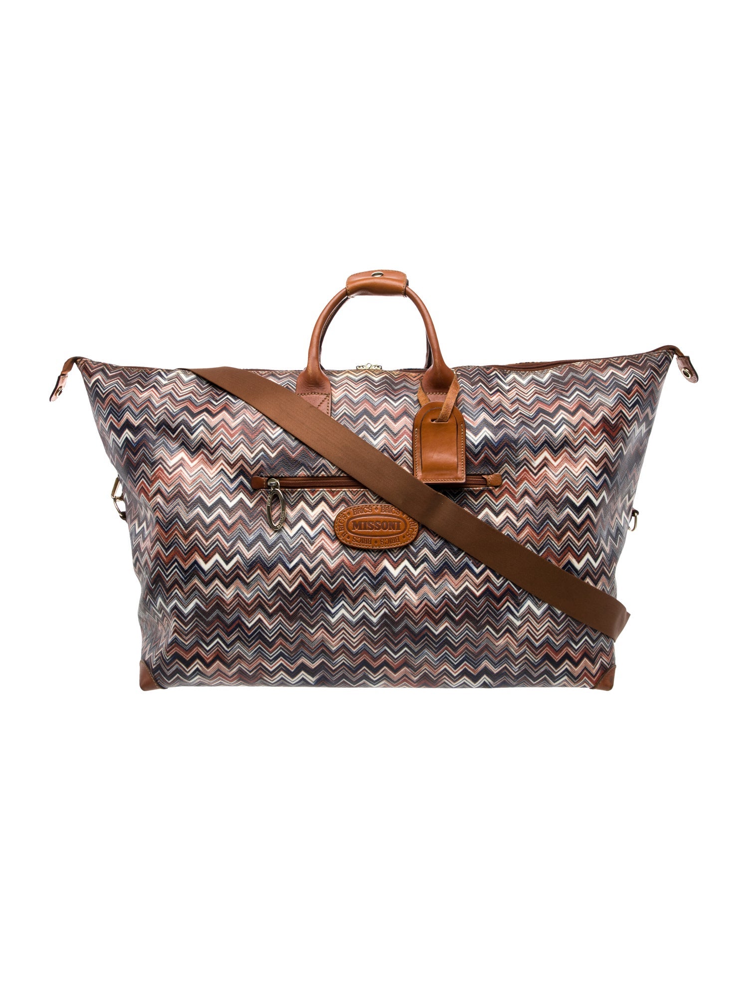 Missoni x Bric's Leather Weekender Bag