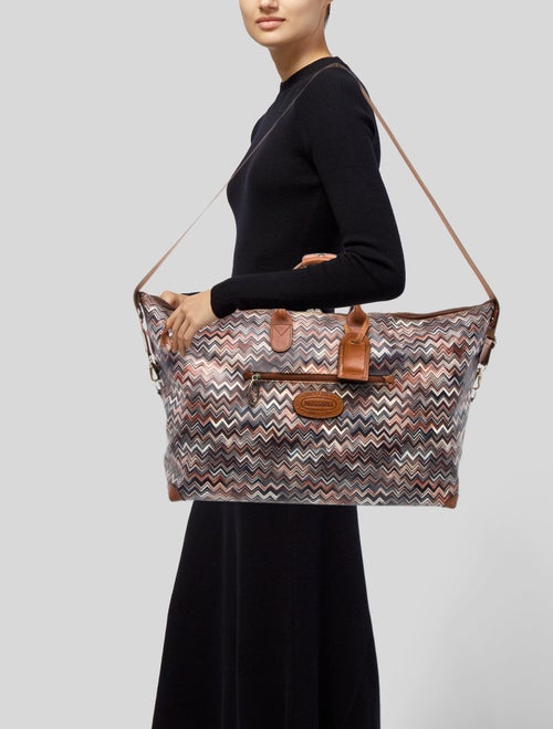 Missoni x Bric's Leather Weekender Bag
