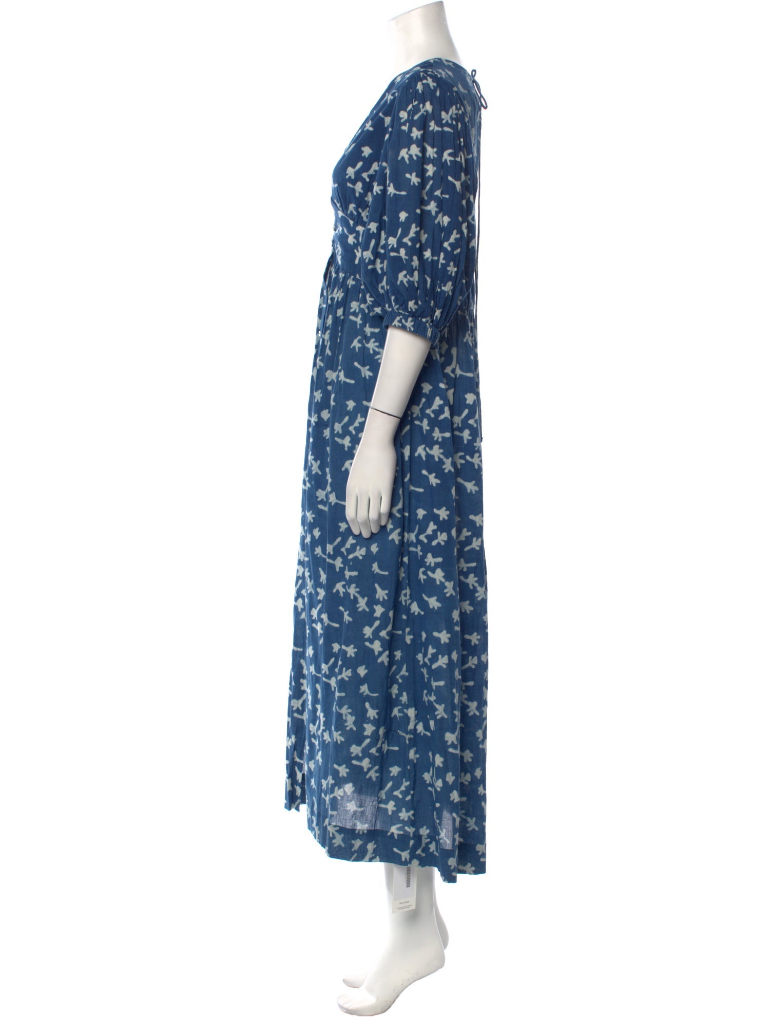 Mirth Caftans Printed Long Dress