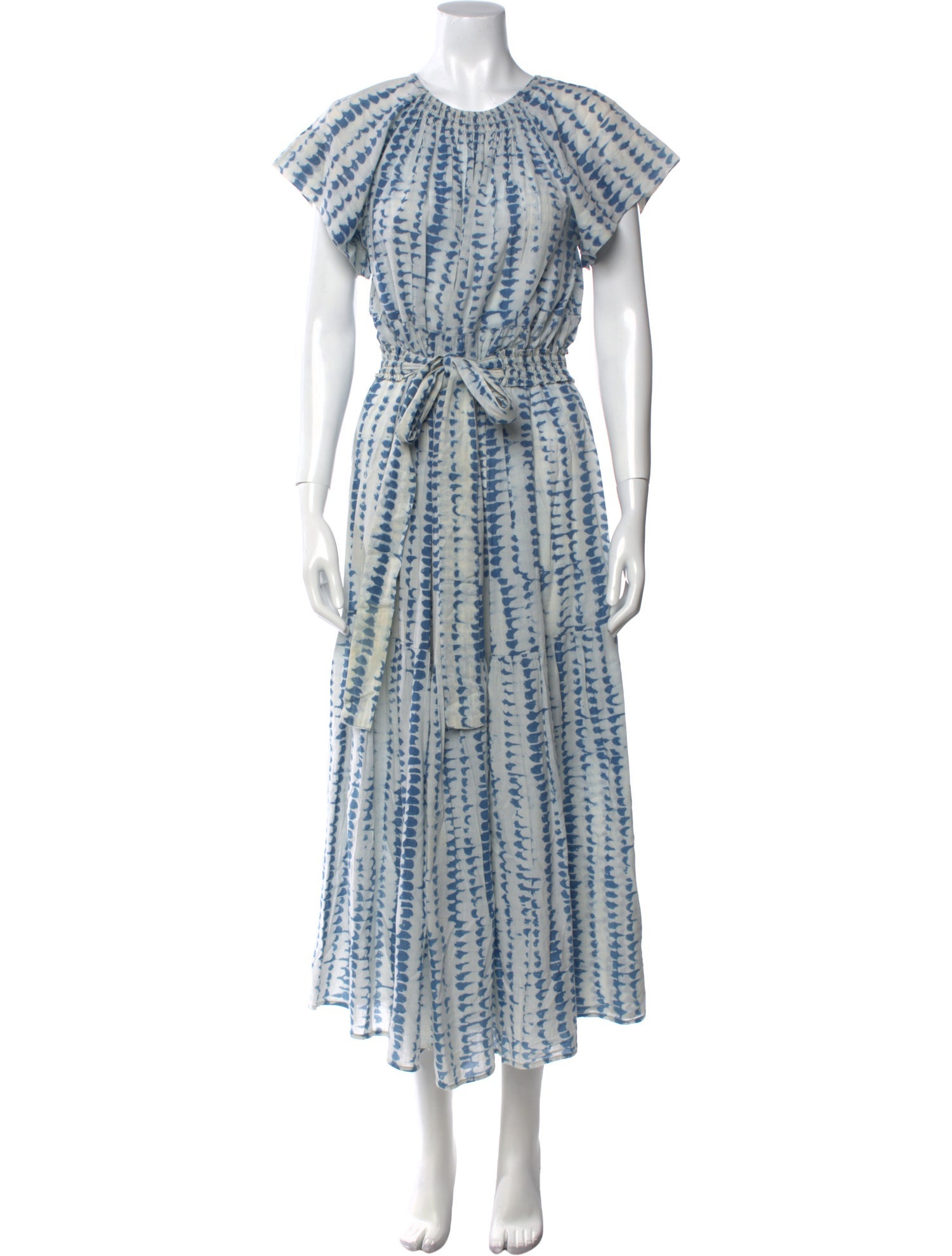 Mirth Caftans Printed Long Dress