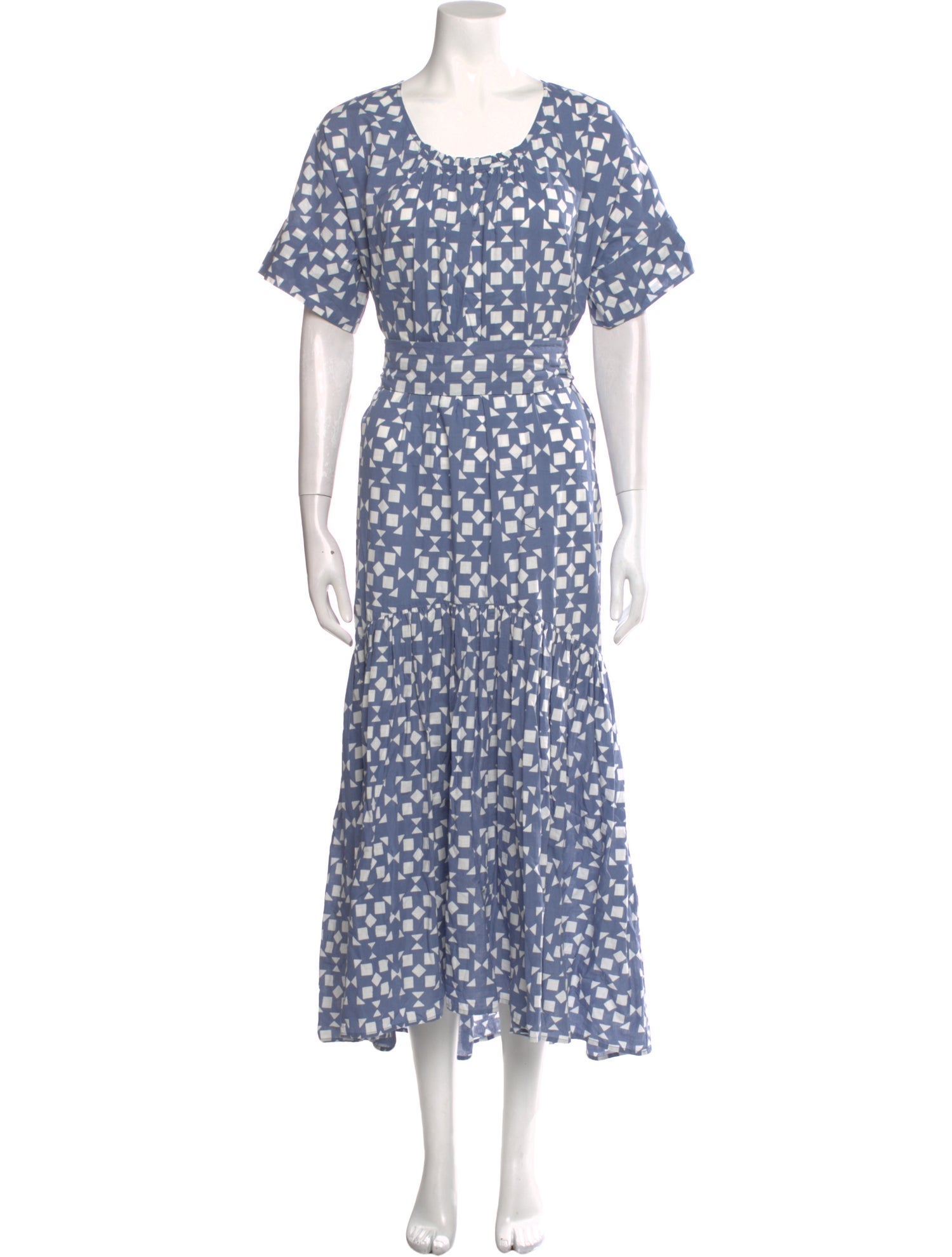 Mirth Caftans Floral Print Long Dress