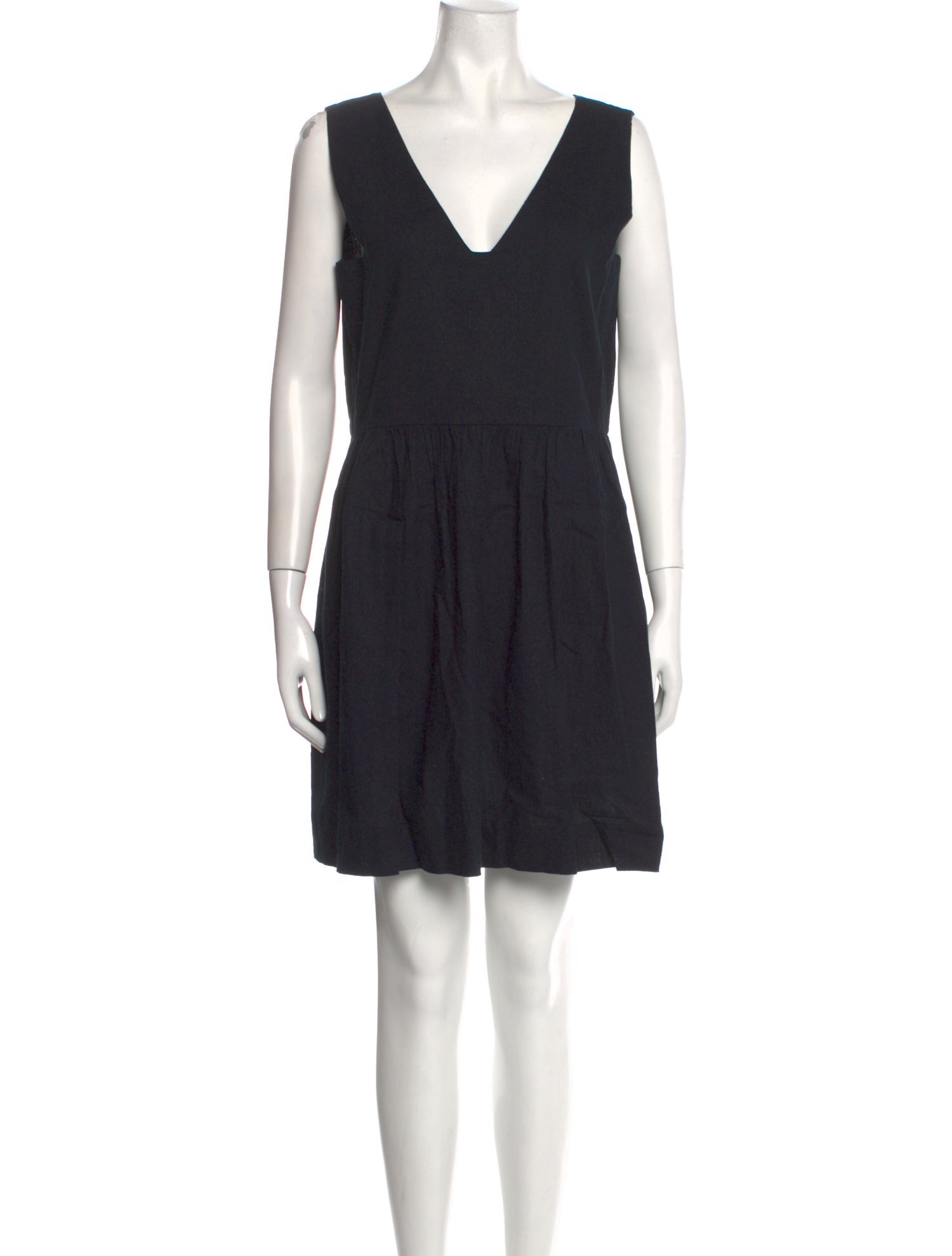 Mirth Caftans V-Neck Mini Dress