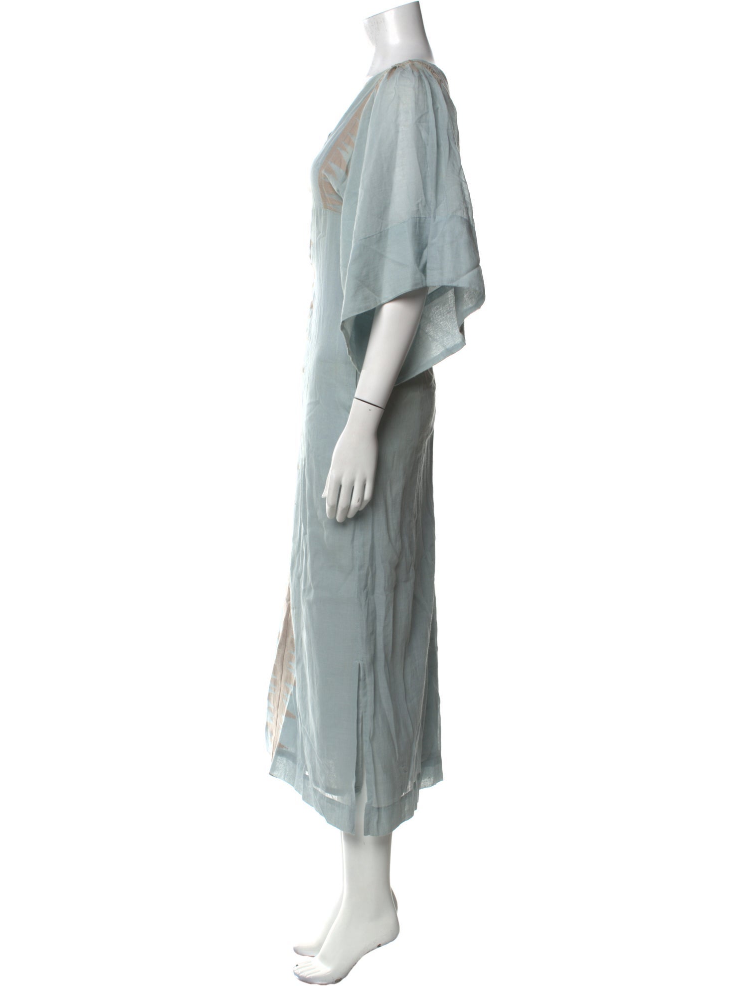 Mirth Caftans V-Neck Long Dress