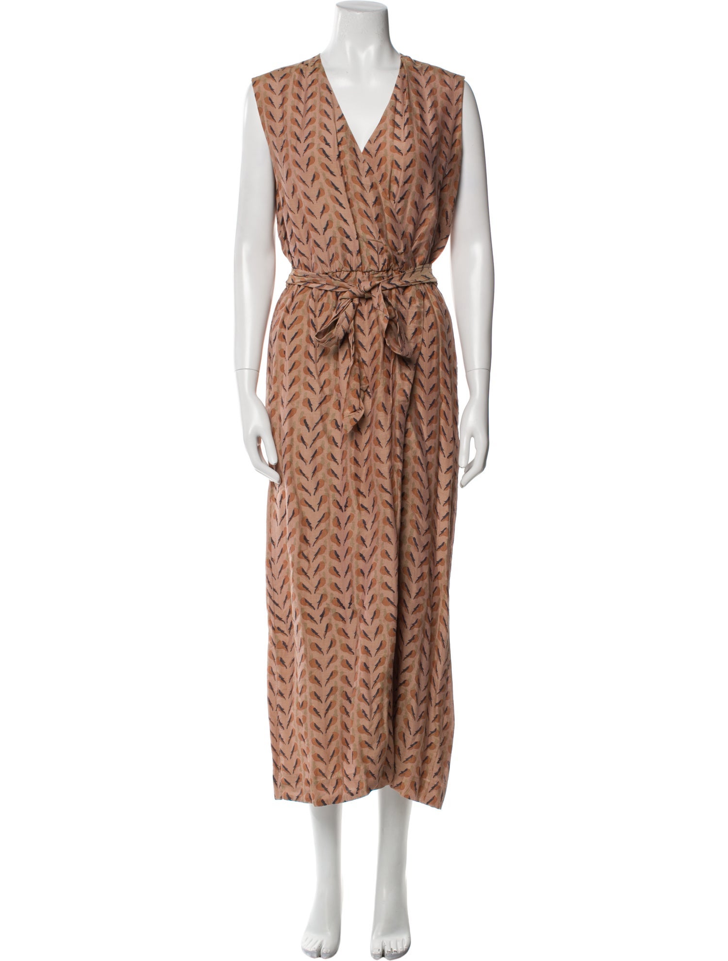 Mirth Caftans Printed Long Dress