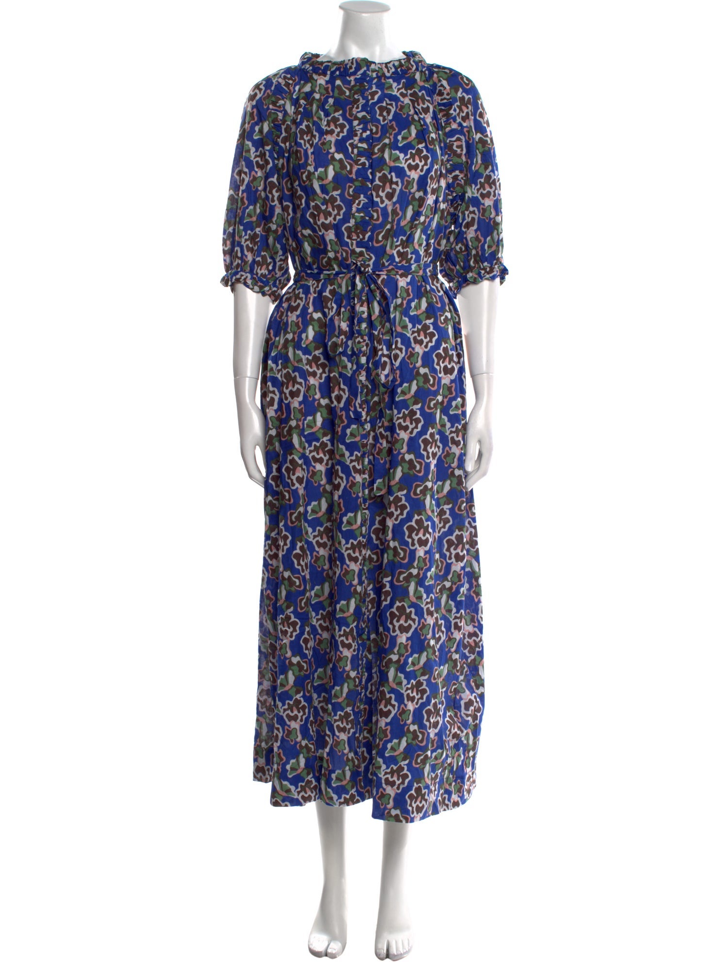 Mirth Caftans Printed Long Dress w/ Tags