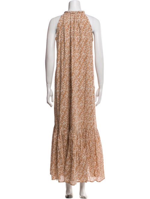 Mirth Caftans Printed Long Dress