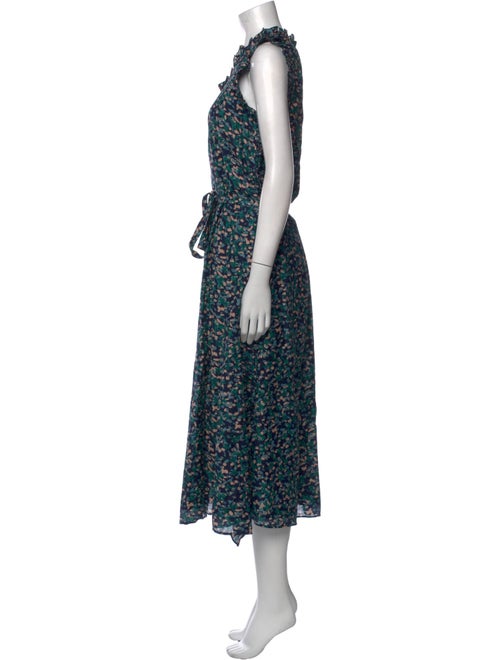 Mirth Caftans Floral Print Long Dress