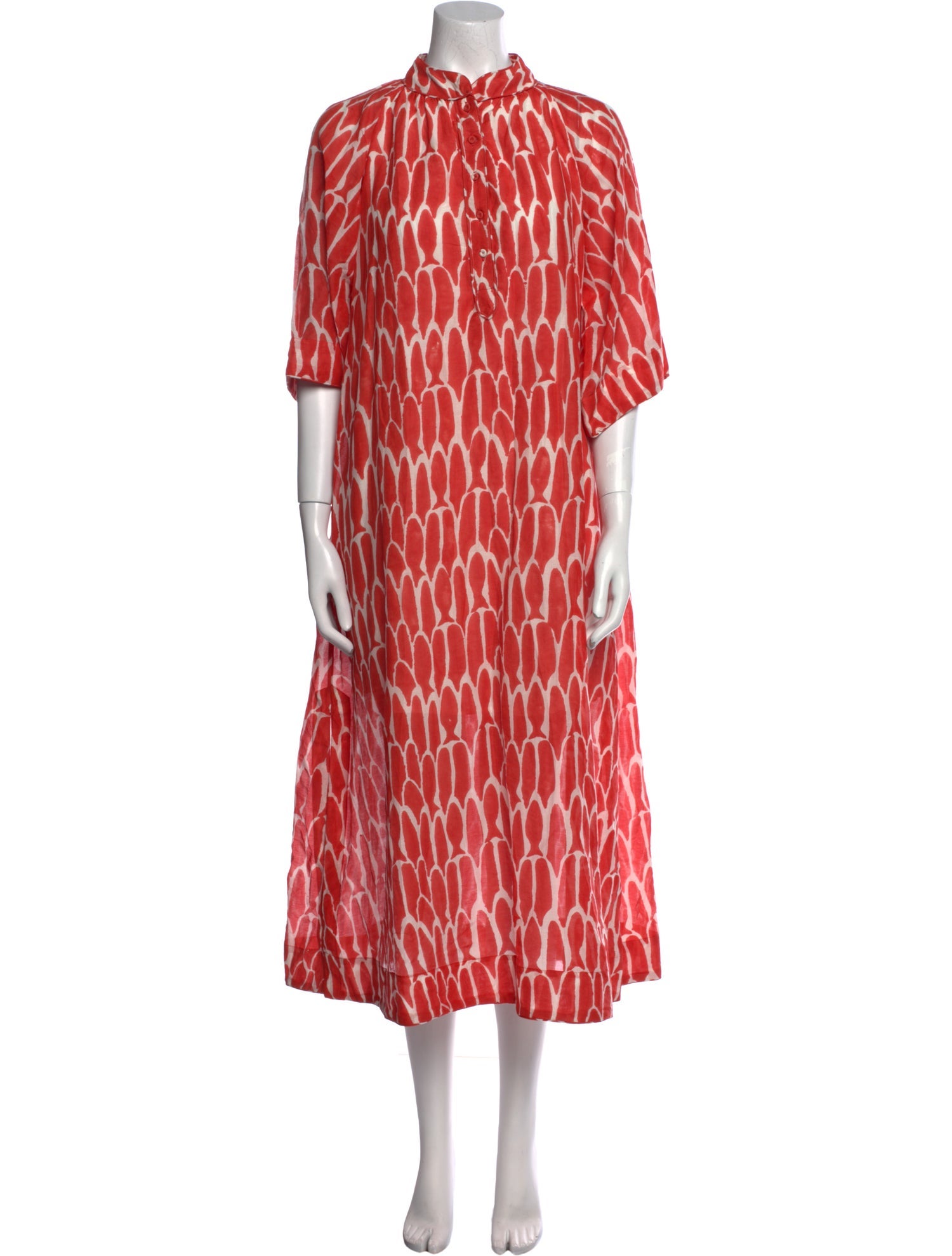 Mirth Caftans Printed Long Dress w/ Tags