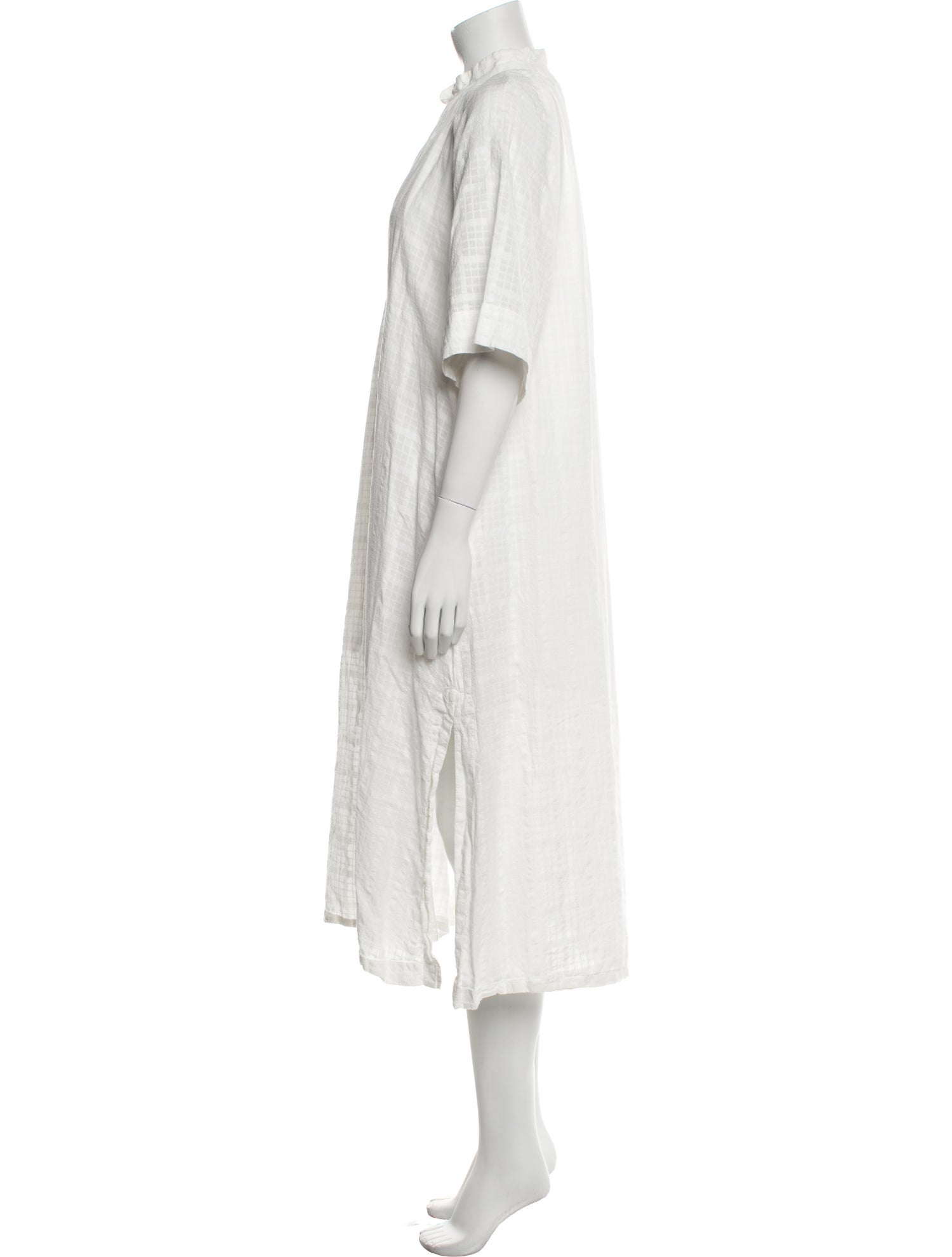 Mirth Caftans Mock Neck Midi Length Dress