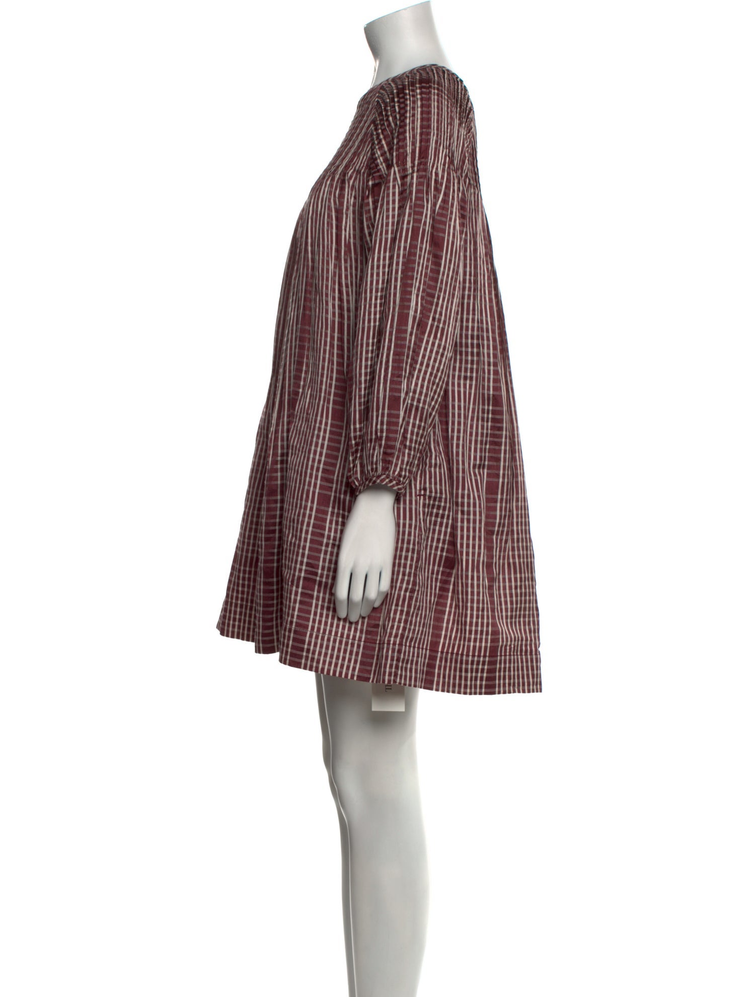 Mirth Caftans Silk Mini Dress