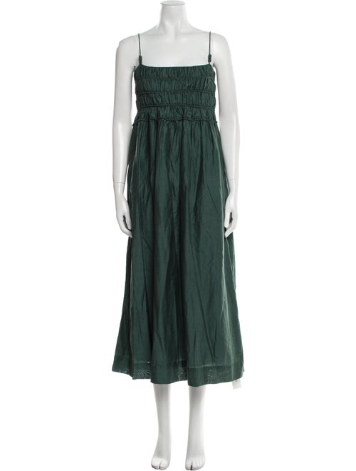 Mirth Caftans Square Neckline Long Dress