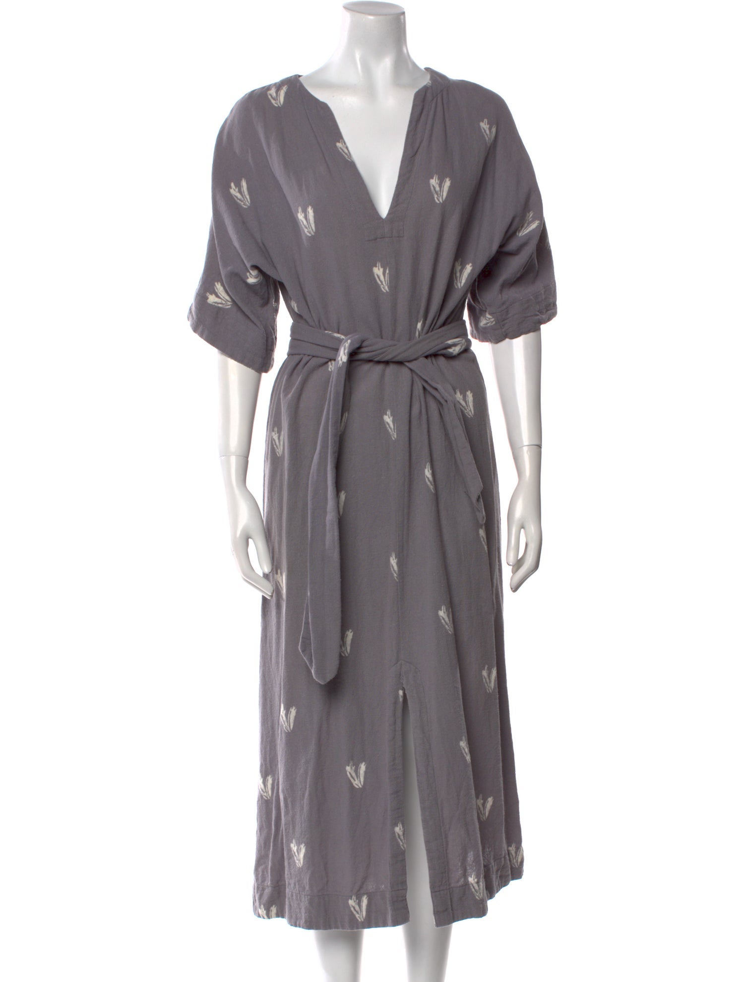 Mirth Caftans V-Neck Long Dress