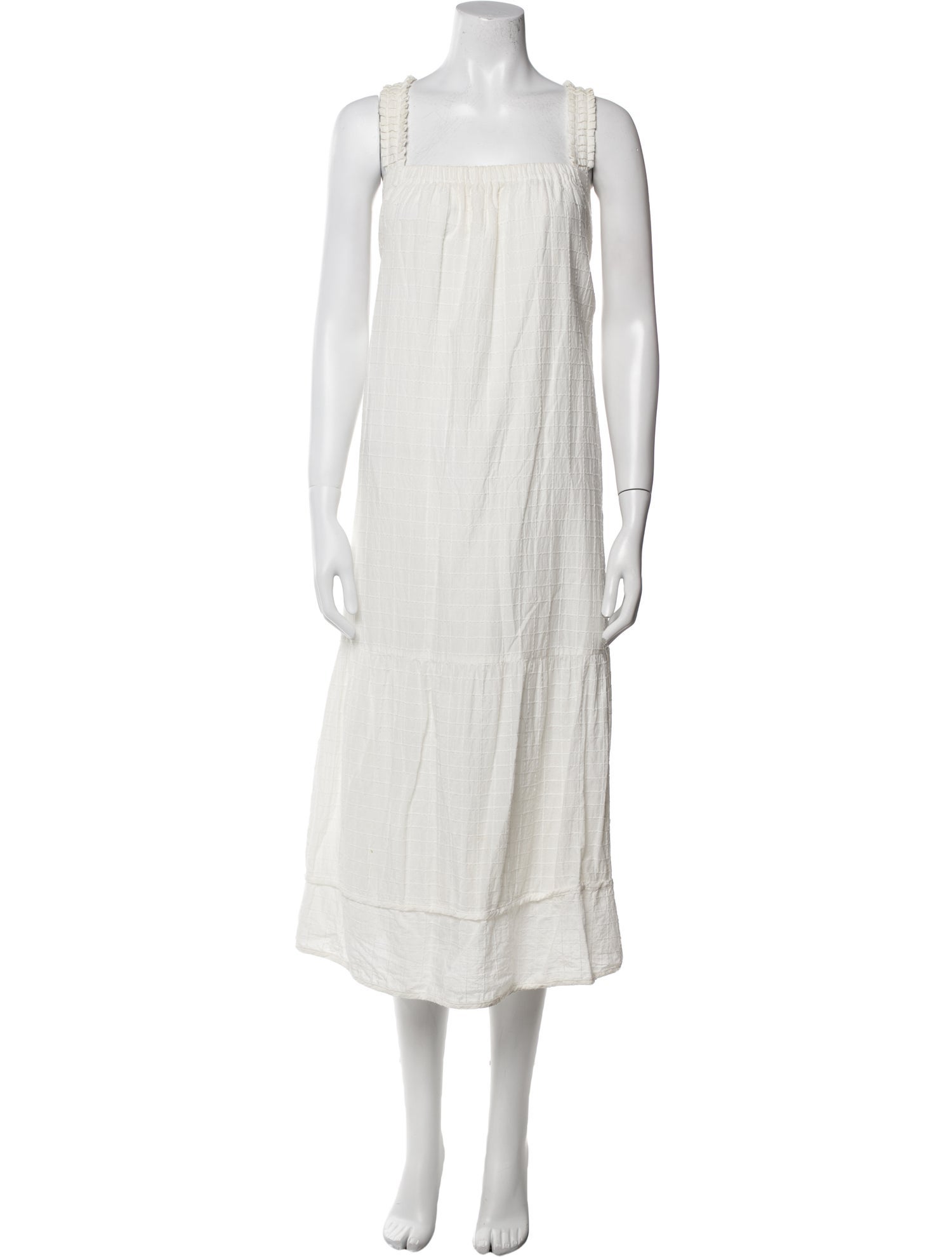 Mirth Caftans Square Neckline Long Dress