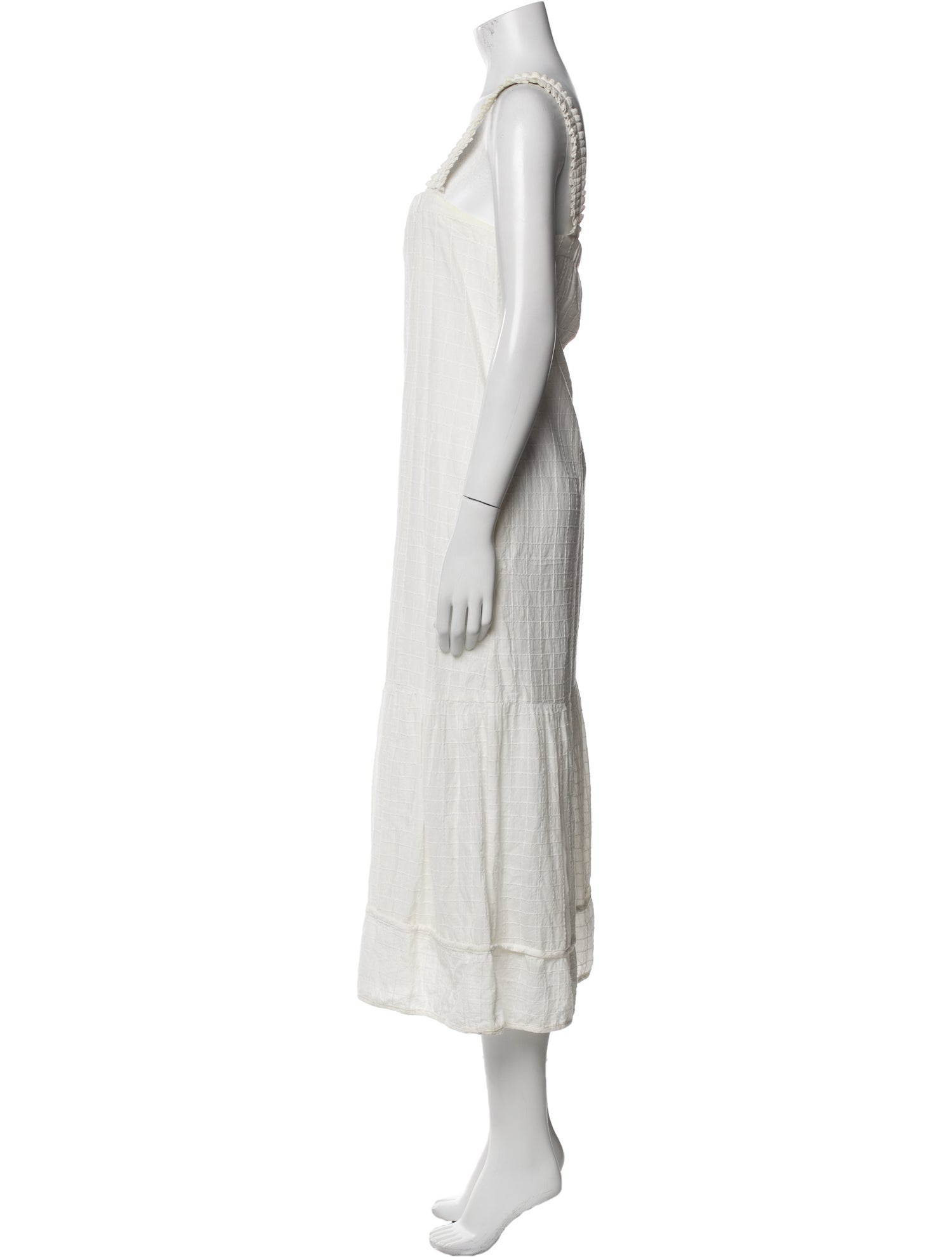 Mirth Caftans Square Neckline Long Dress