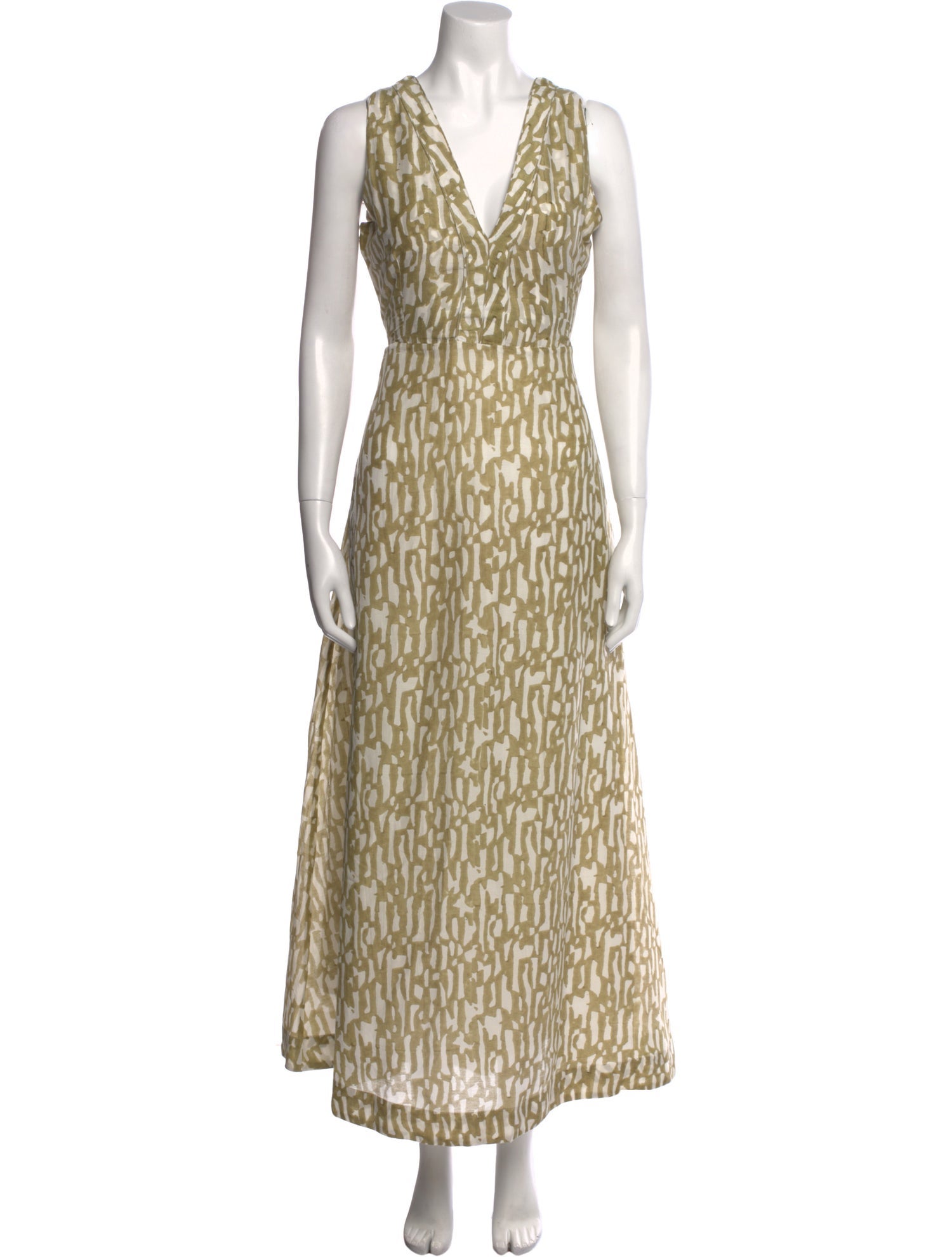 Mirth Caftans Printed Long Dress