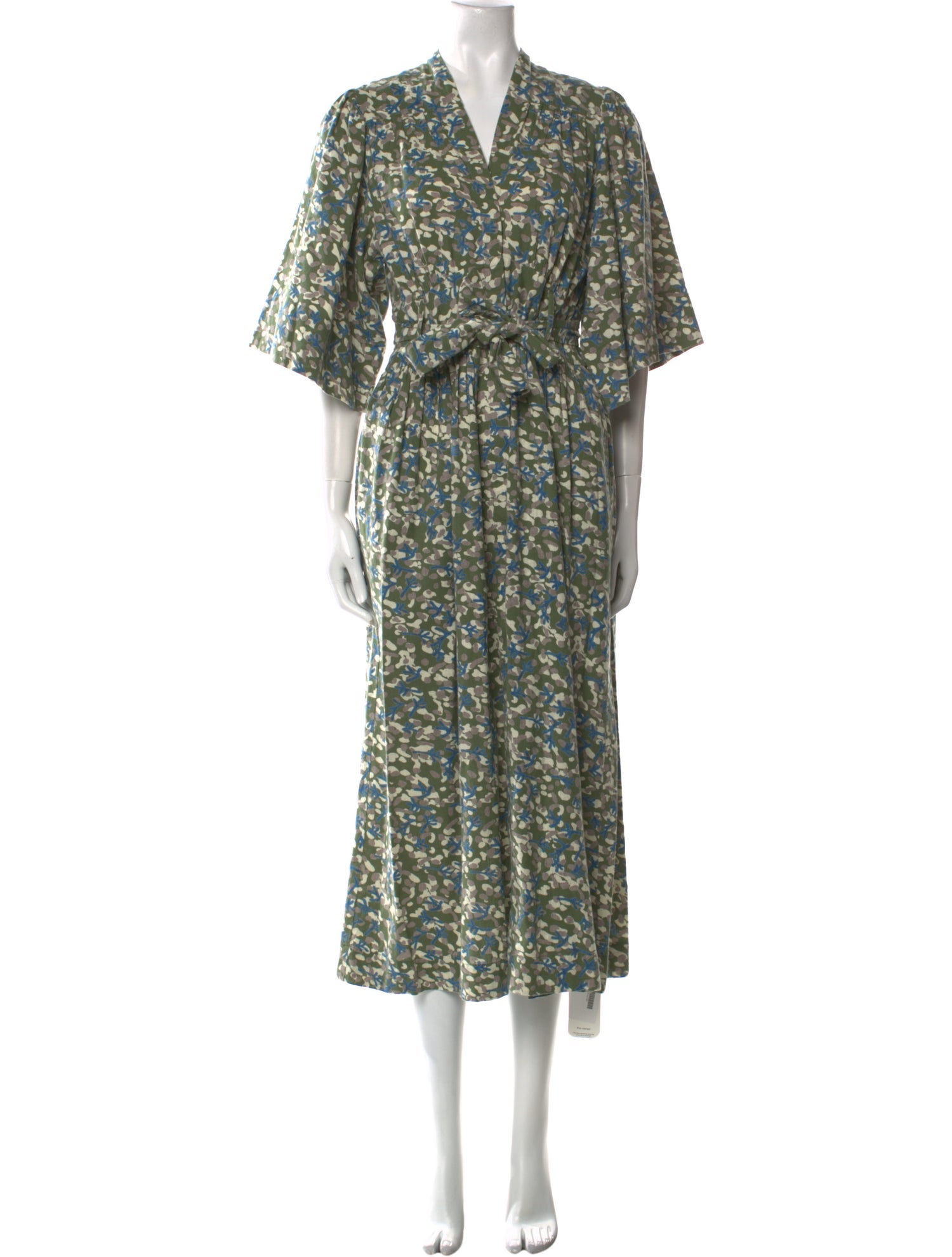 Mirth Caftans Printed Long Dress