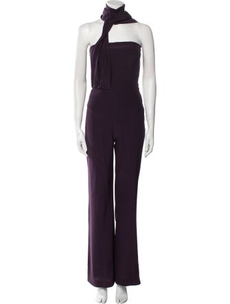 Misha Collection Nylon Turtleneck Jumpsuit