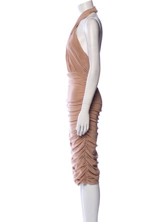 Misha Collection Halterneck Long Dress