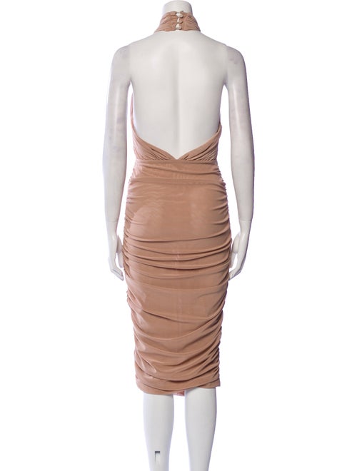 Misha Collection Halterneck Long Dress