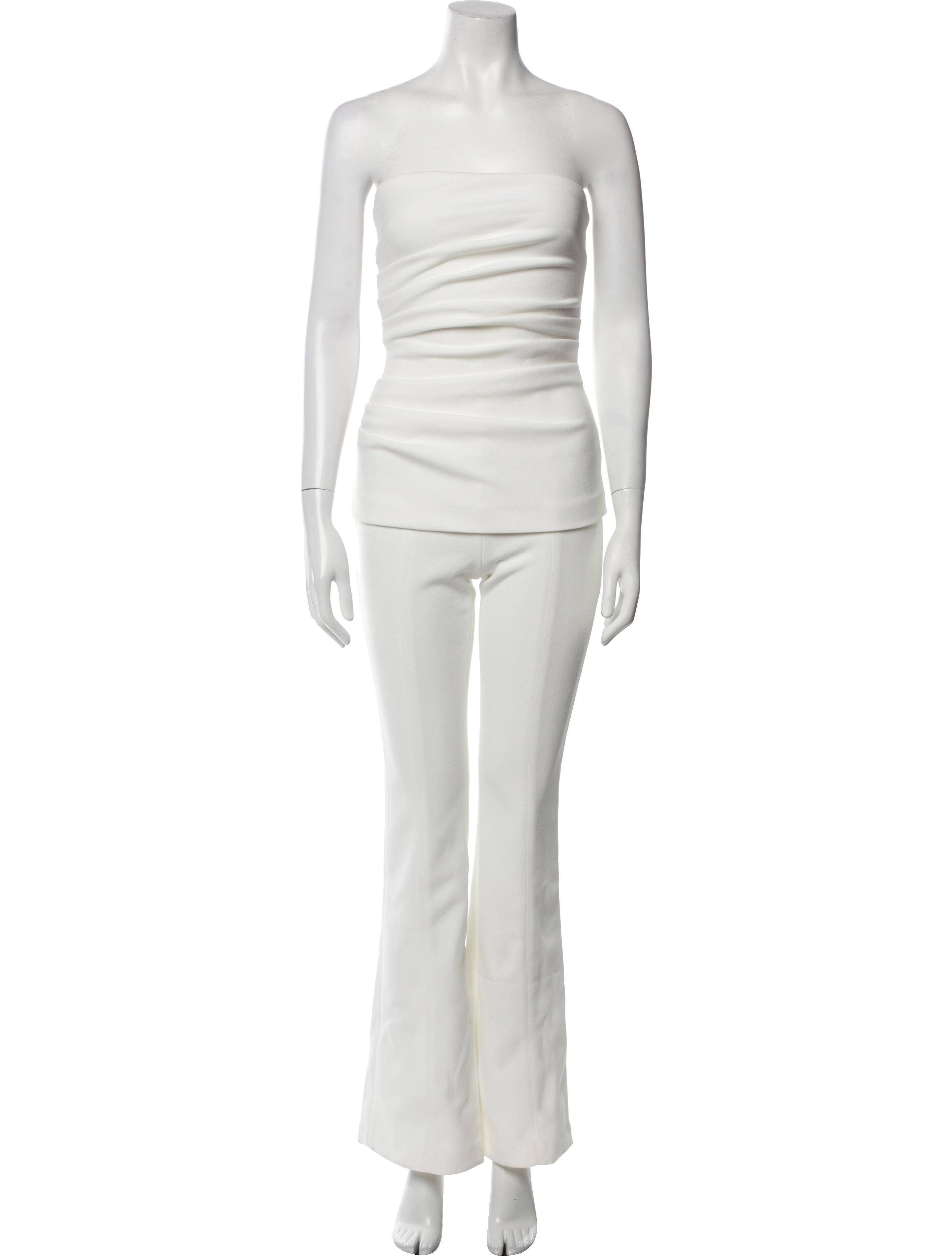 Misha Collection Strapless Jumpsuit