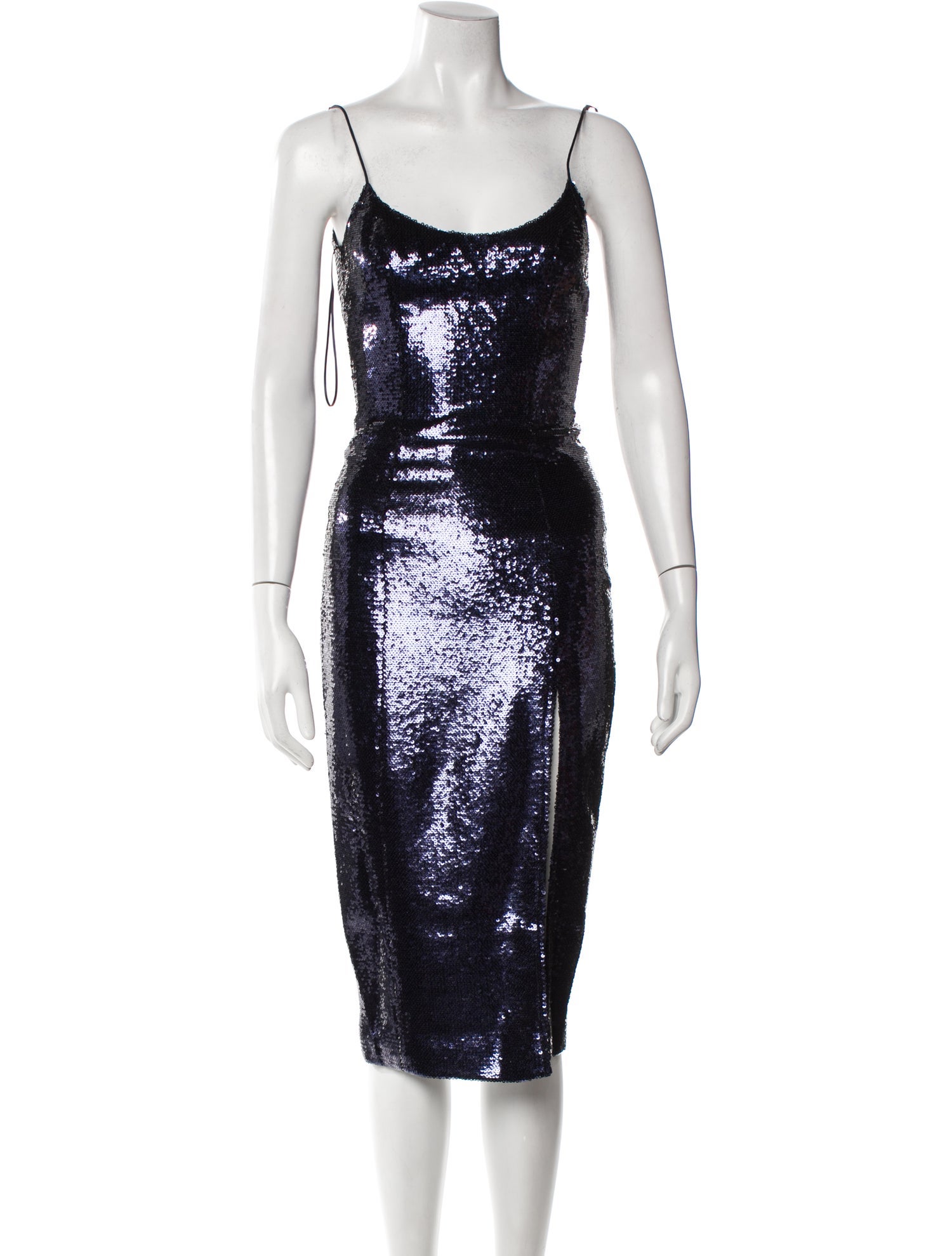 Misha Collection Scoop Neck Midi Length Dress