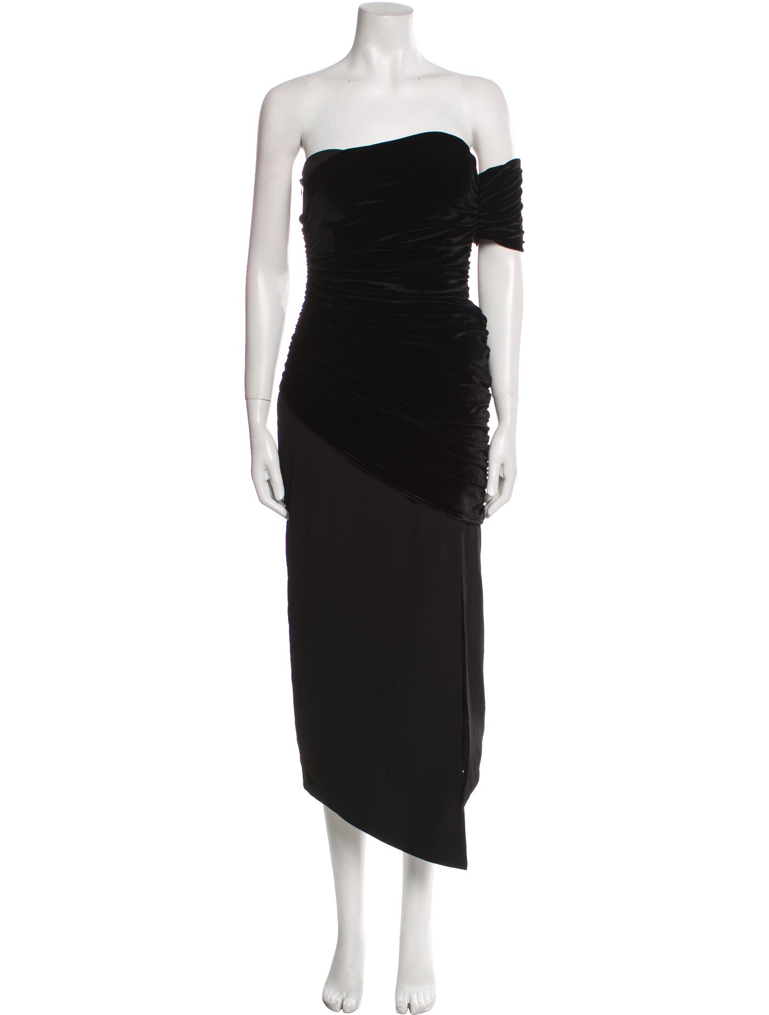 Misha Collection Strapless Midi Length Dress w/ Tags