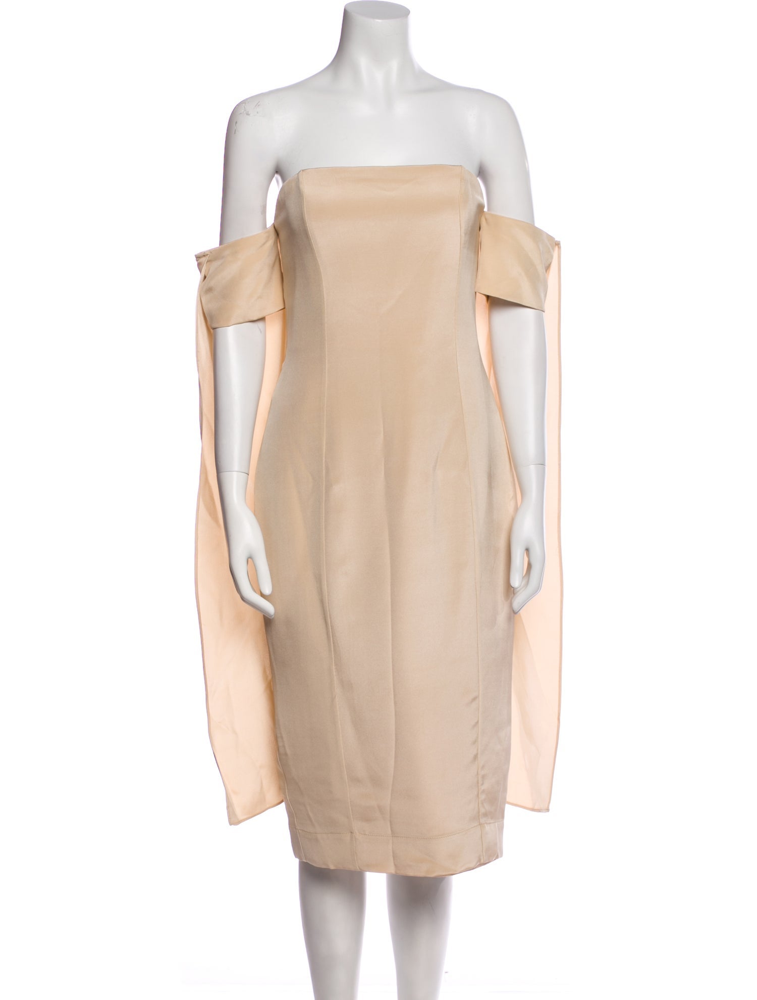 Misha Collection Silk Knee-Length Dress