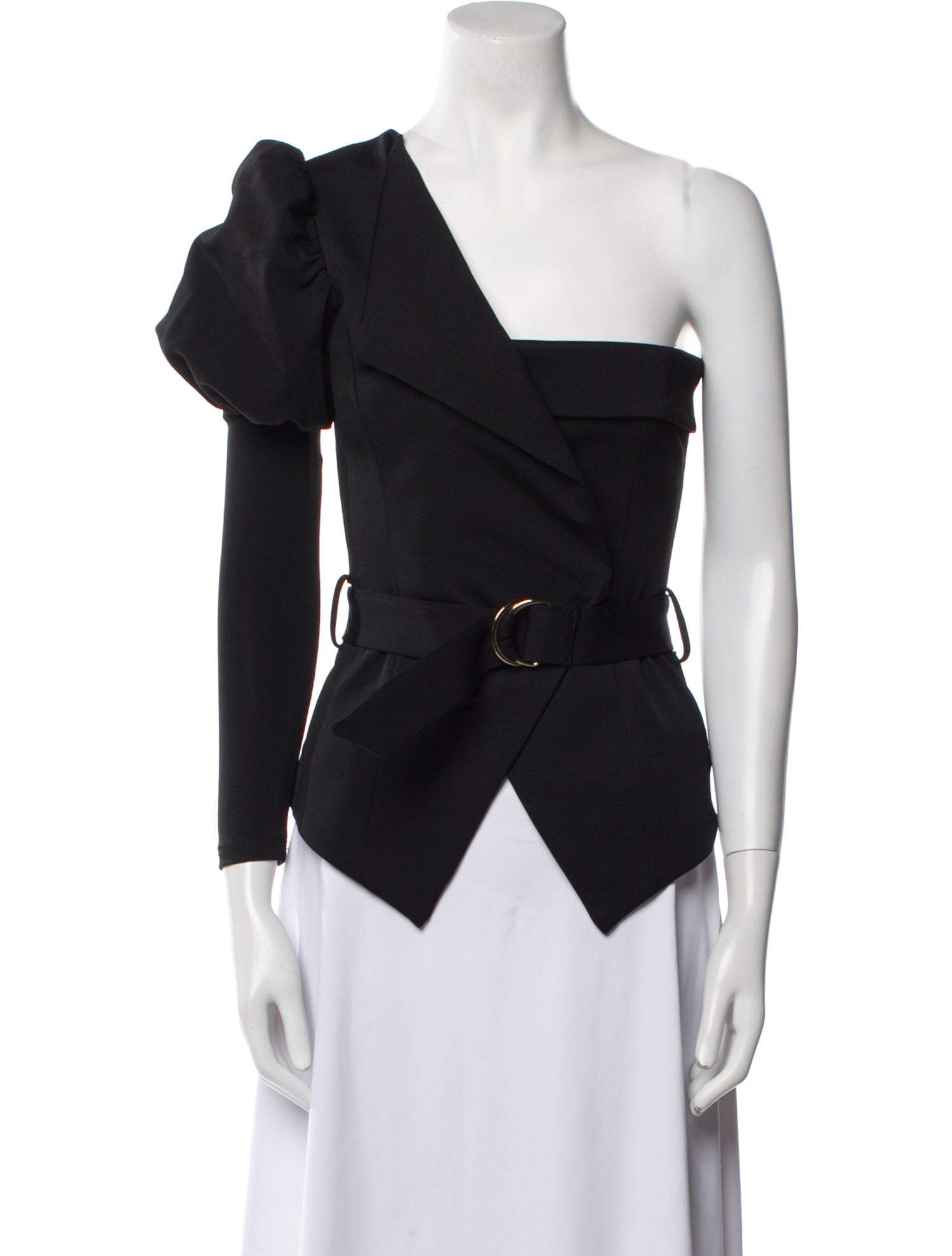 Misha Collection One-Shoulder Short Sleeve Top