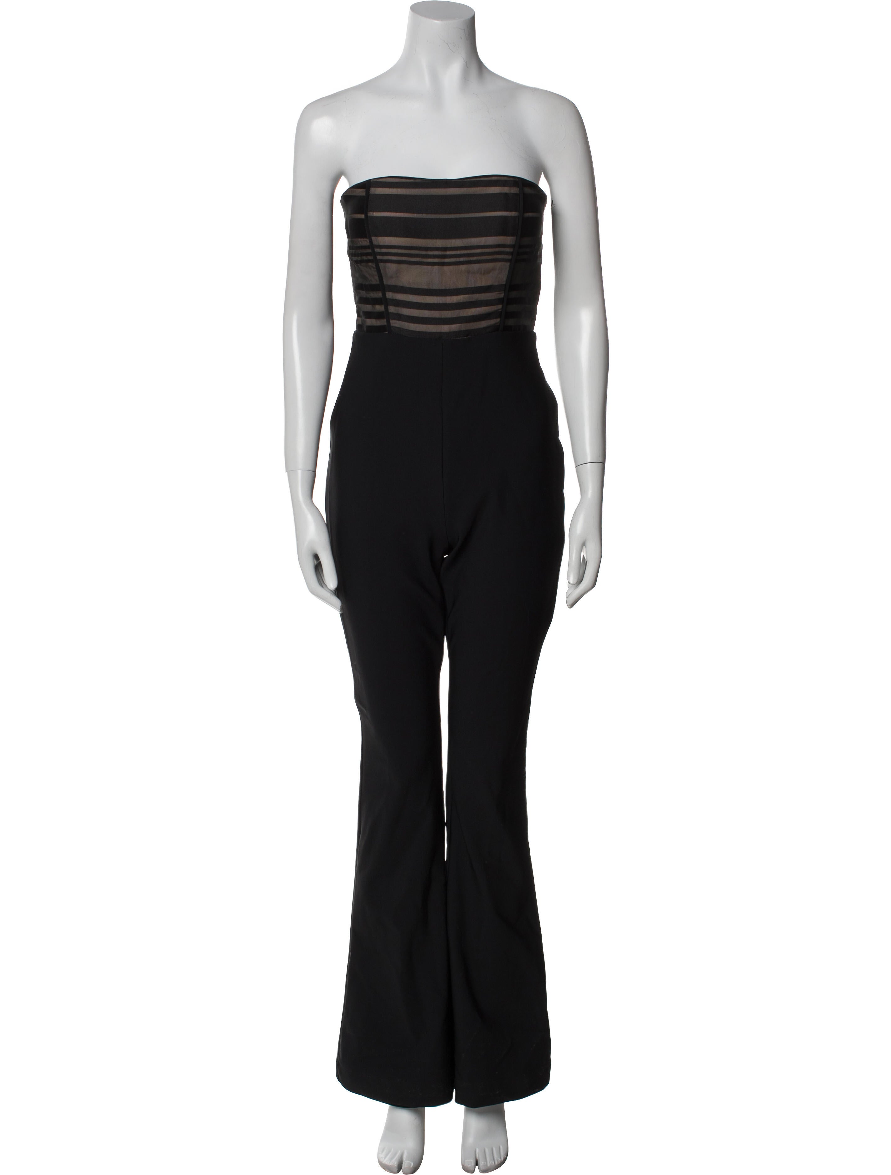 Misha Collection Strapless Jumpsuit